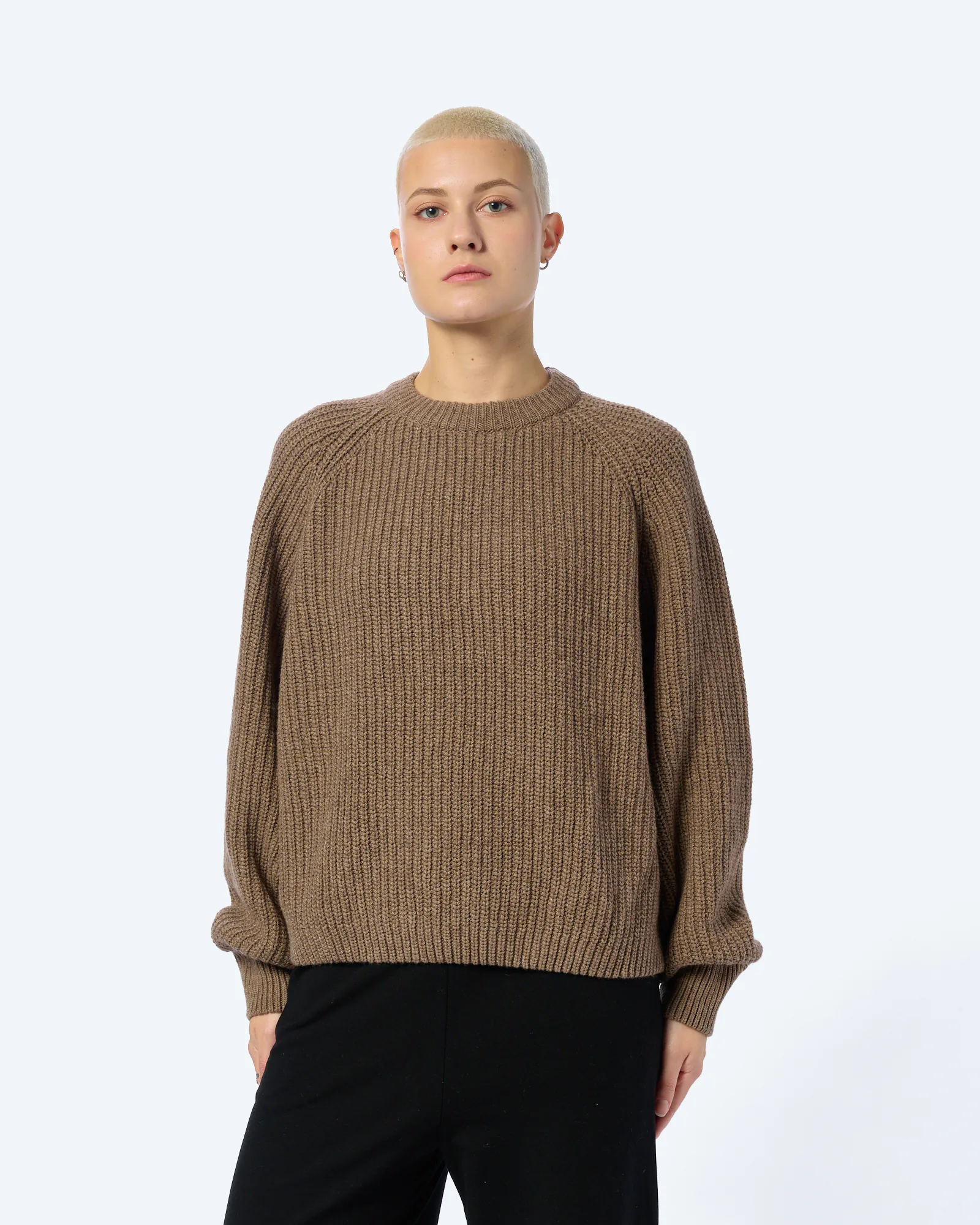 ARMEDANGELS KAAGI Knit Sweatshirt Cinnamon Dust Melange
