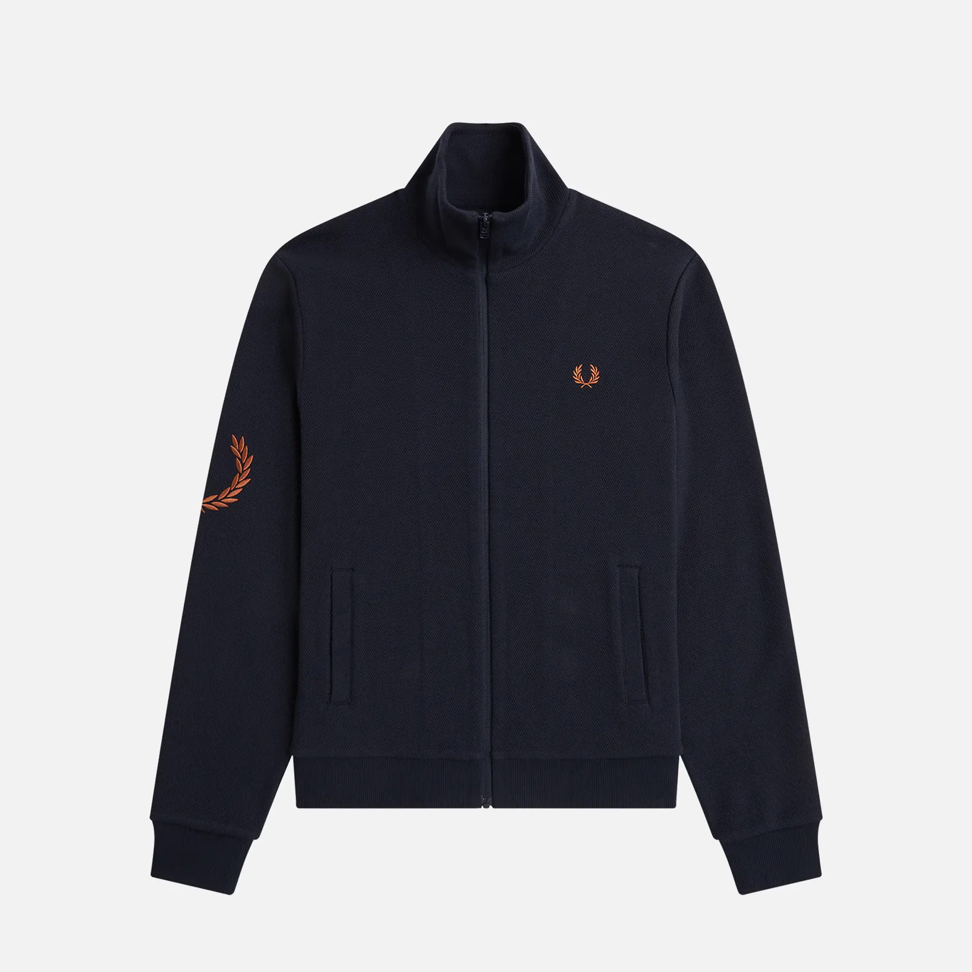 Fred Perry Laurel  Wreath Sleeve Track Jacket Navy