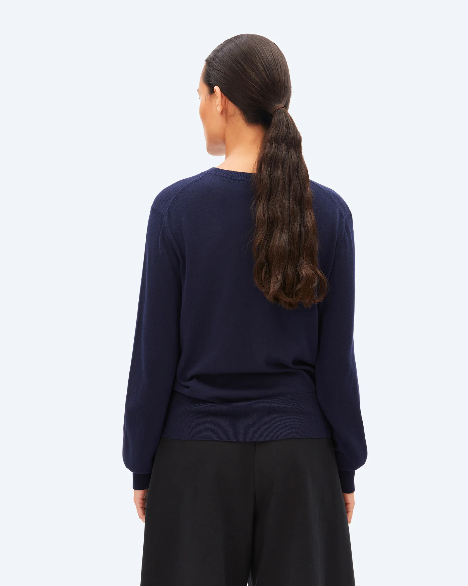 ARMEDANGELS FINE Knit Sweatshirt Tinted Navy