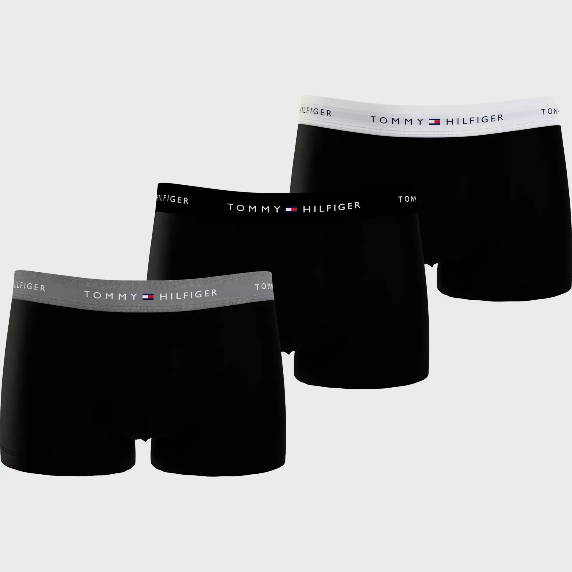 Tommy Hilfiger 3Pack WB Trunk Grey/Black/White