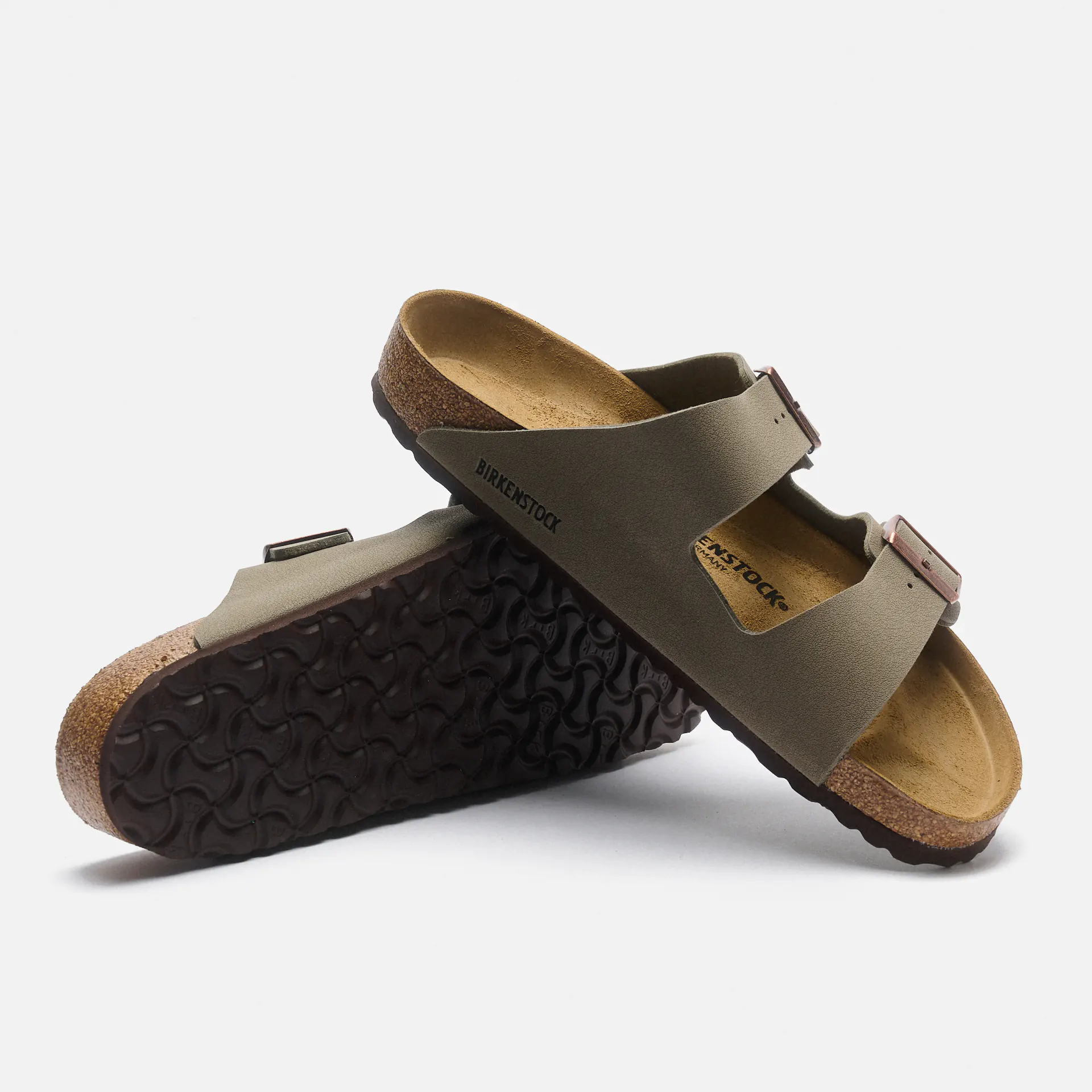 Birkenstock Arizona Birko-Flor Sandals Stone