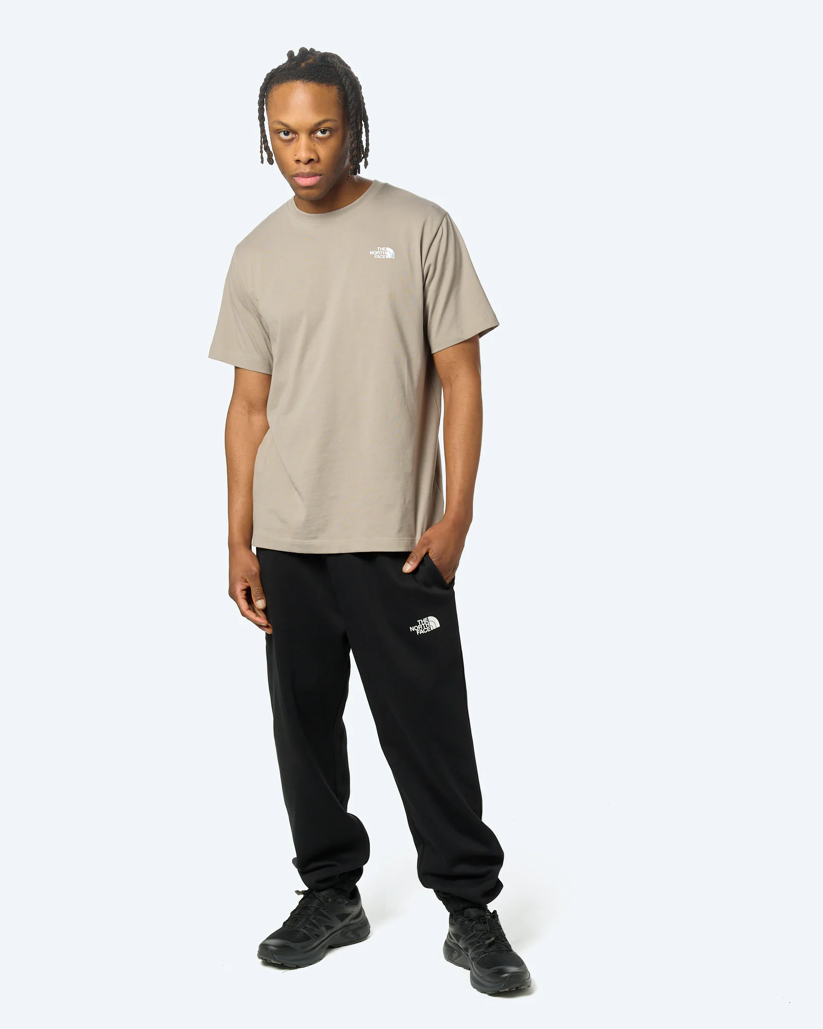 The North Face M Evolution Simple Dome Regular T-Shirt Stone Slab