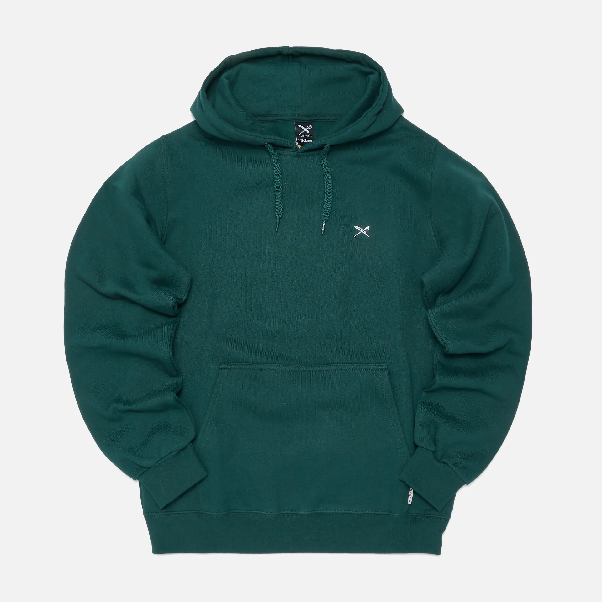 Iriedaily Mini Flag Embroidered Hoody Night Forest