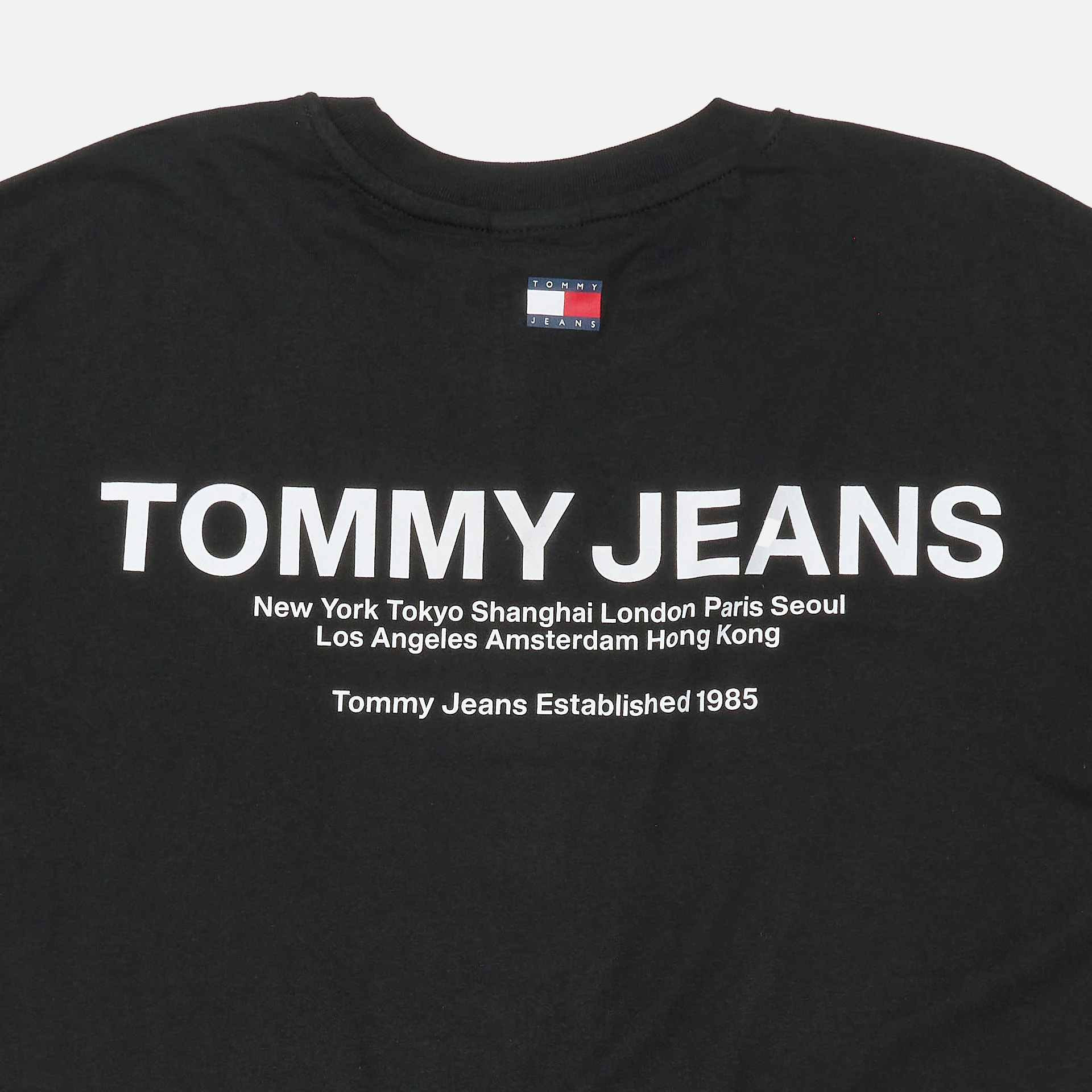 Tommy Jeans Classic Linear Back Print T-Shirt Black