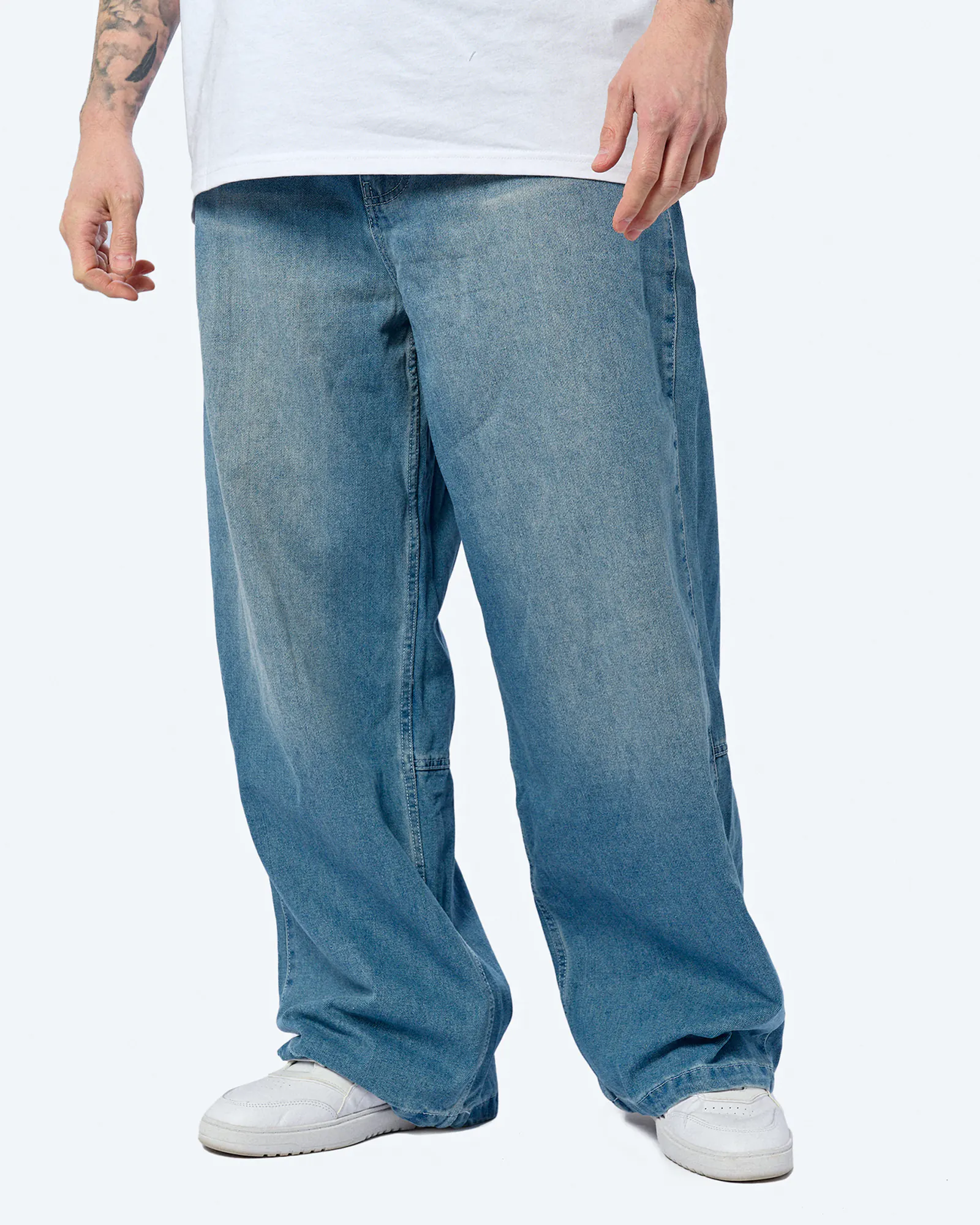 Karl Kani Og Aop Back Pocket Relaxed Baggy Pants Medium Blue Karl Kani Og Aop Back Pocket Relaxed Baggy Pants Medium Blue