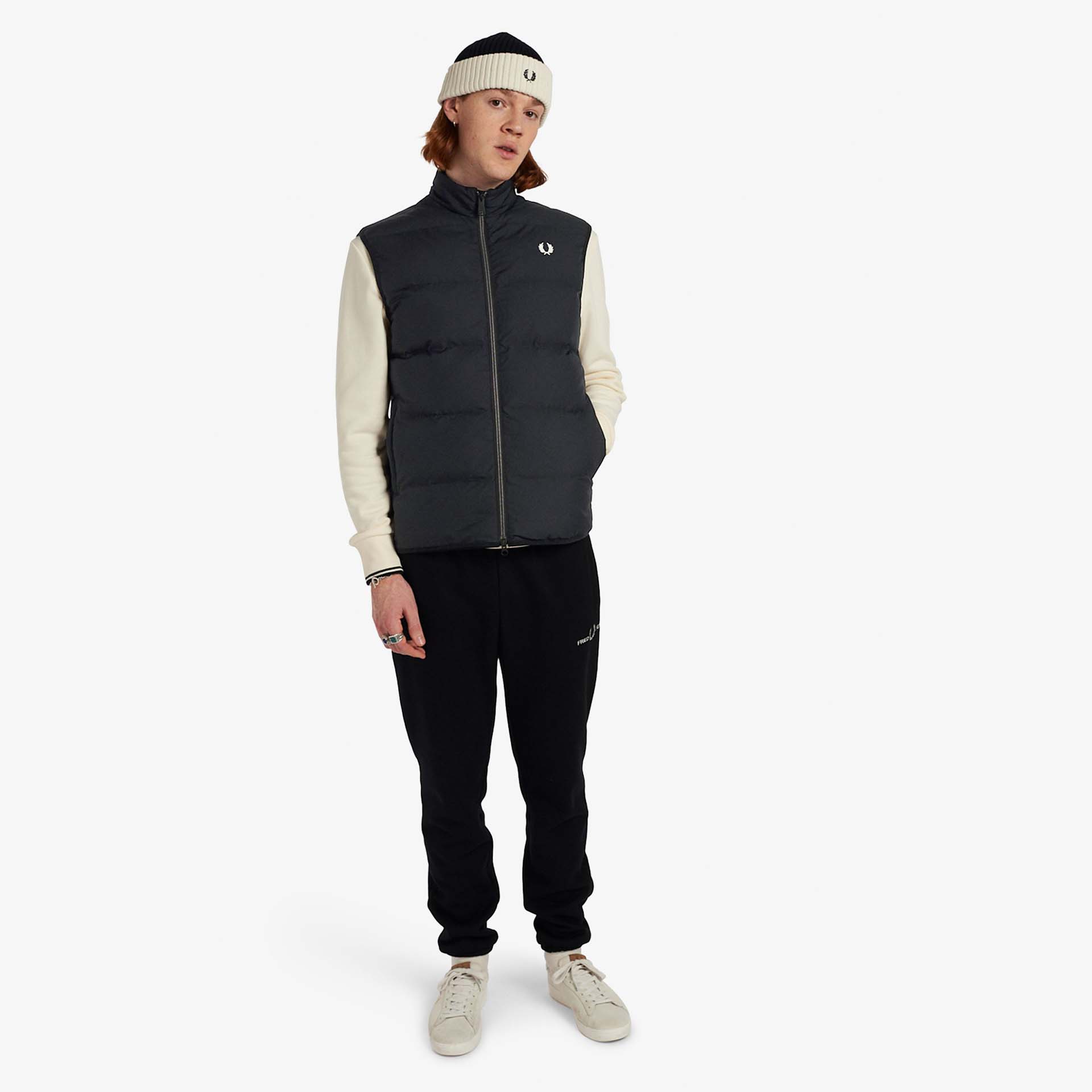 Fred Perry Insulated Gilet Black