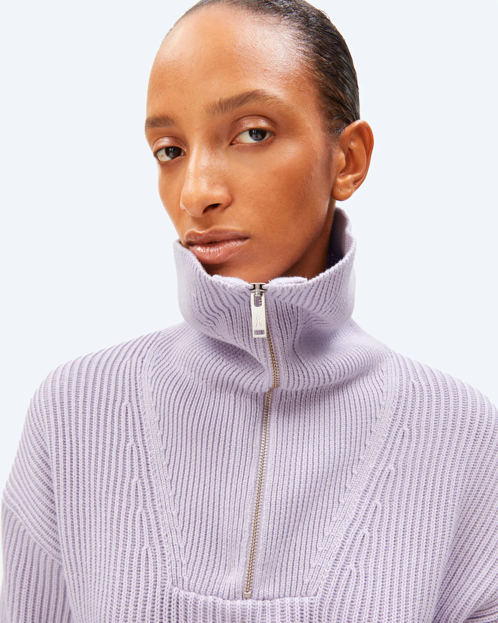 VANISÉ RIB KNIT TROYER moonlit lilac-dark moonlit lilac