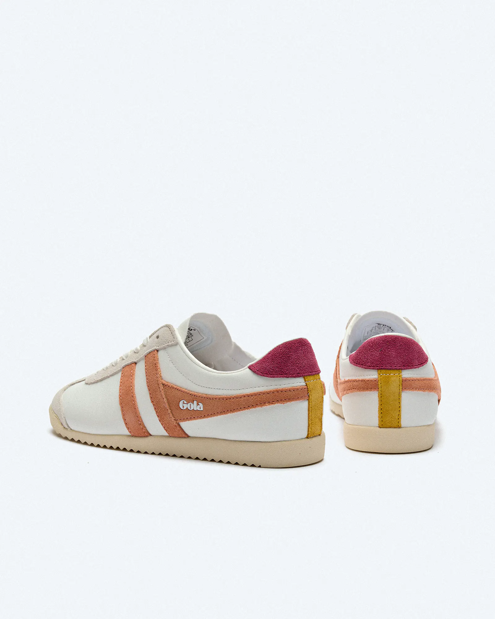 Gola Bullet Pure Sneaker White/Terracotta/Cerise Gola Bullet Pure Sneaker White/Terracotta/Cerise