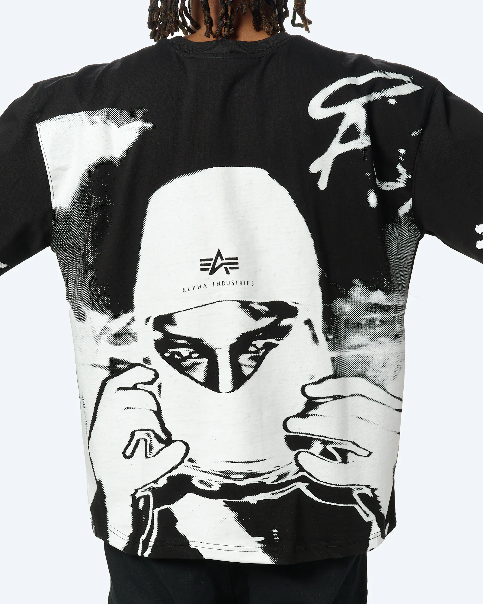 Alpha Industries Balaclava Backprint T-Shirt Black