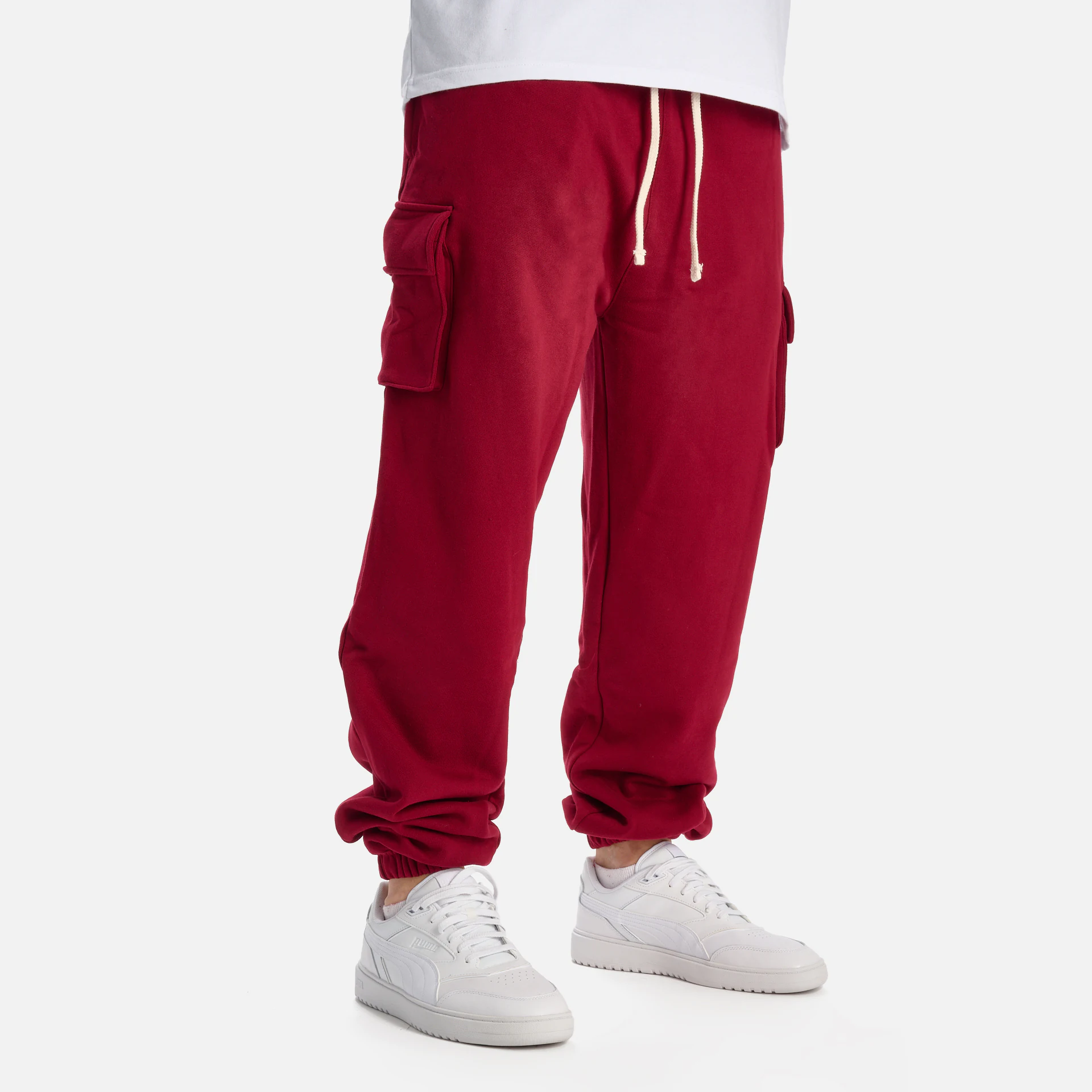 New Era Lifestyle Cargo Jogger Cardinal/Dark Green