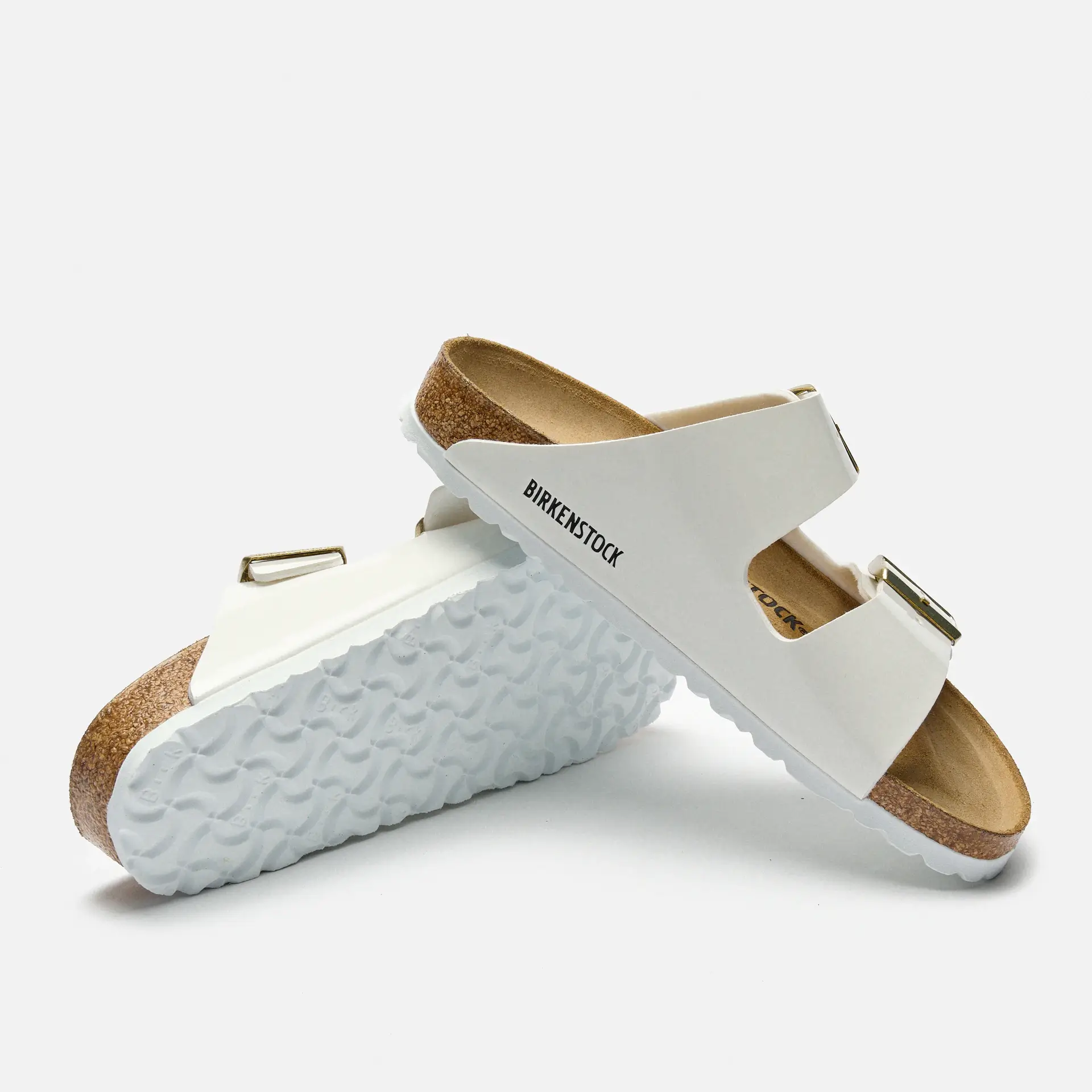 Birkenstock Arizona BF Sandals Patent White