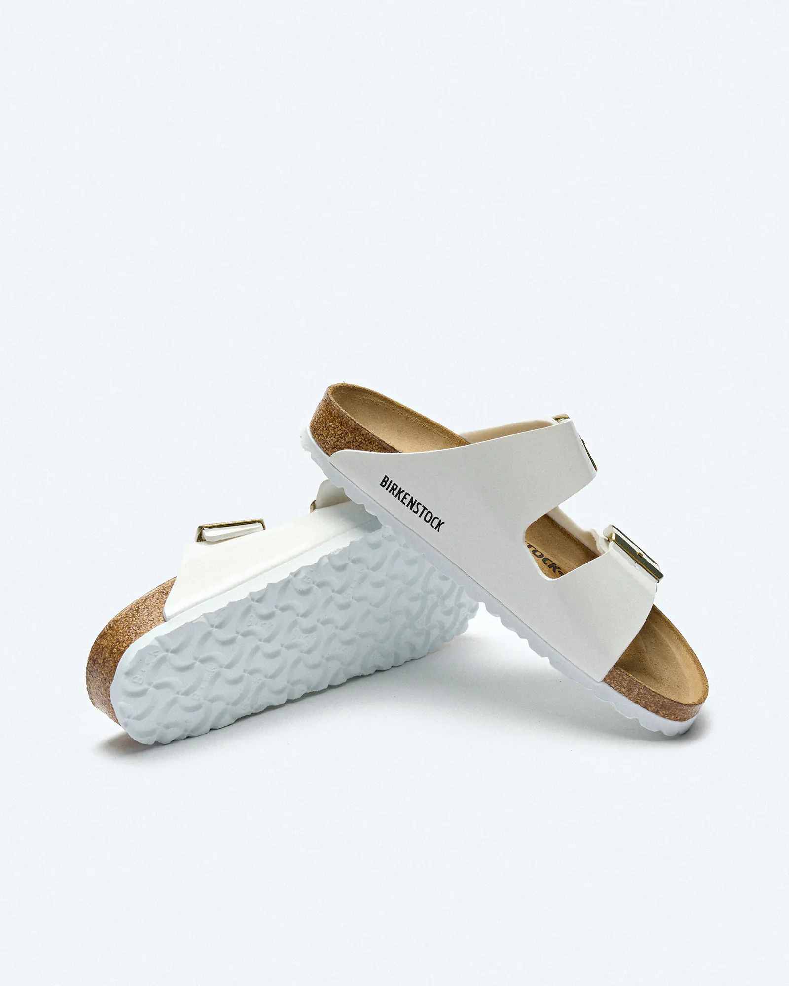 Birkenstock Arizona BF Sandals Narrow Patent White