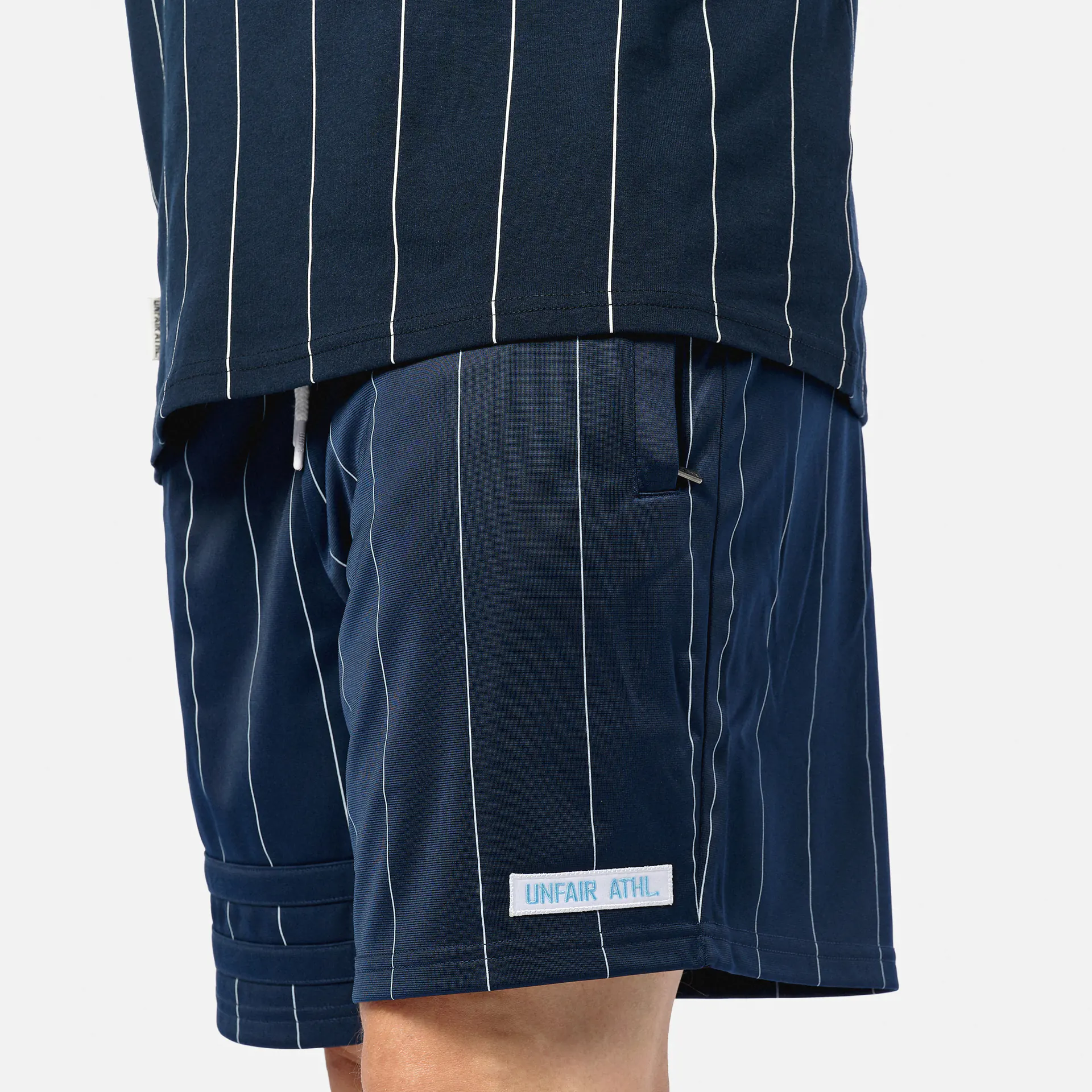 Unfair Athletics DMWU Athletics Shorts Pinstripes Navy
