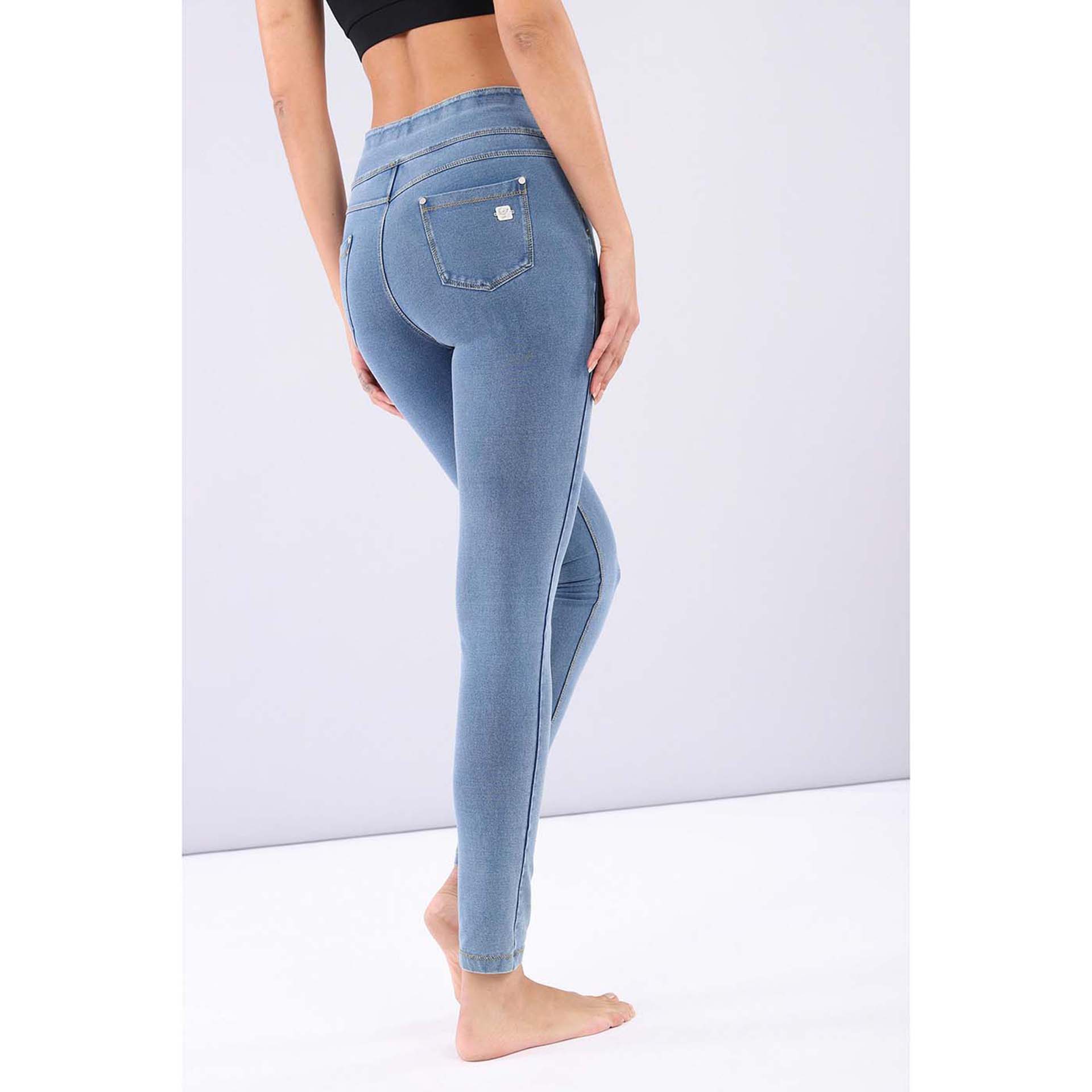 Freddy N.O.W. Yoga Mid Waist Skinny Pant Blue
