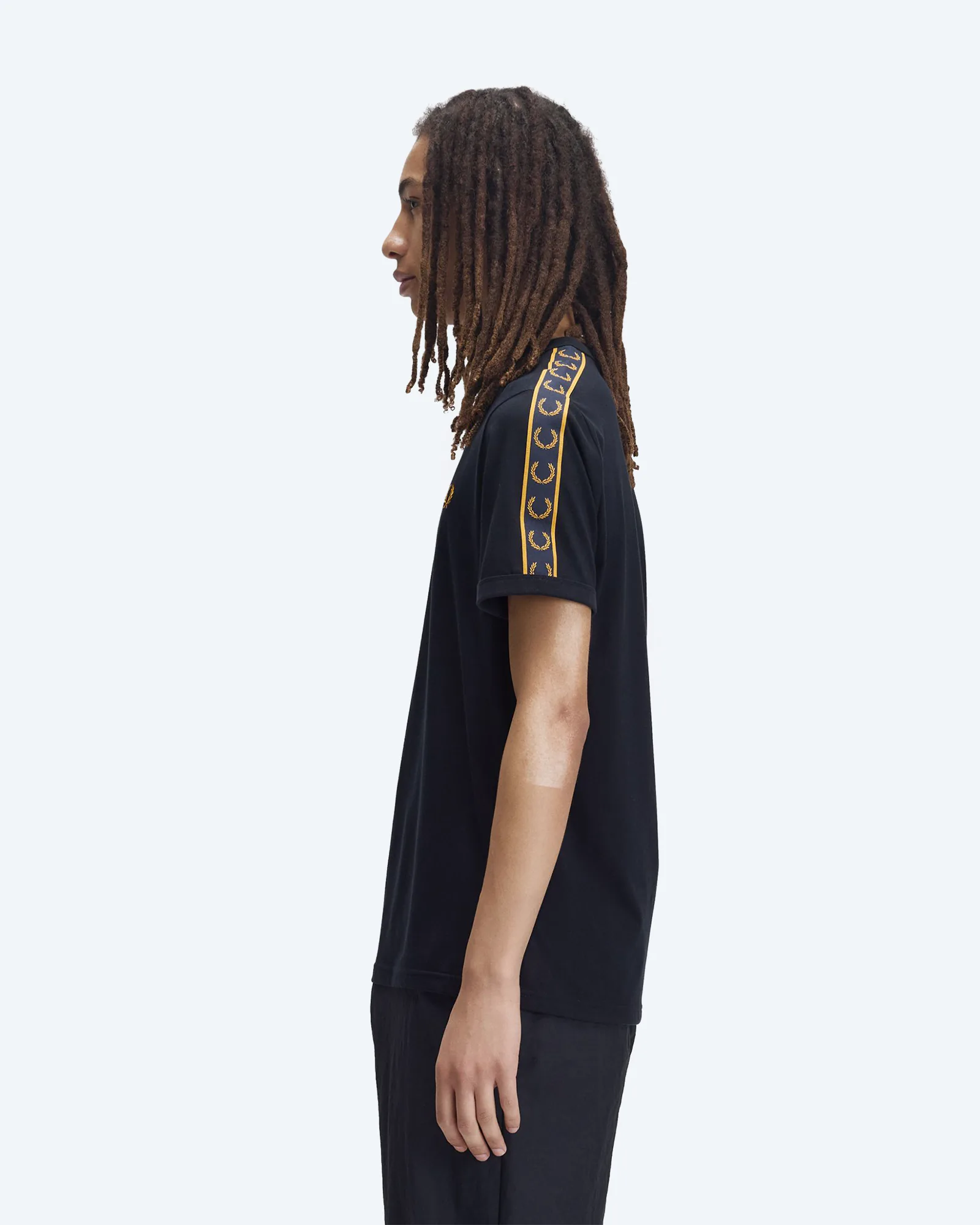 Contrast Tape Ringer T-Shirt Sport Navy