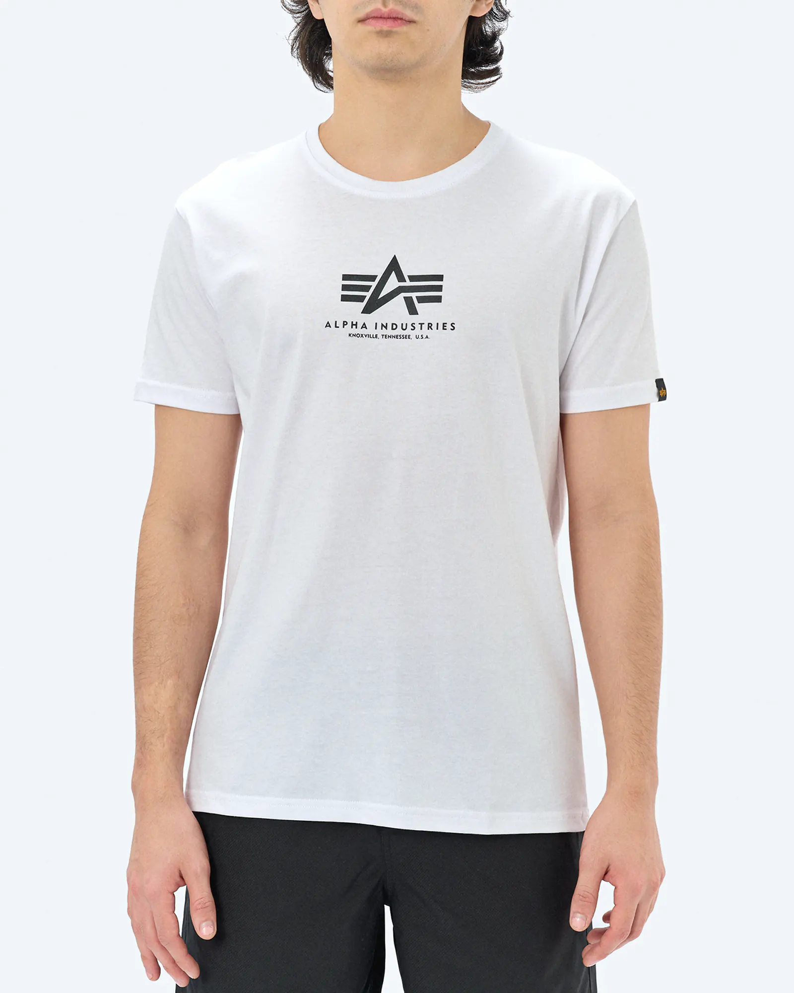 Alpha Industries Basic ML T-Shirt White Alpha Industries Basic ML T-Shirt White