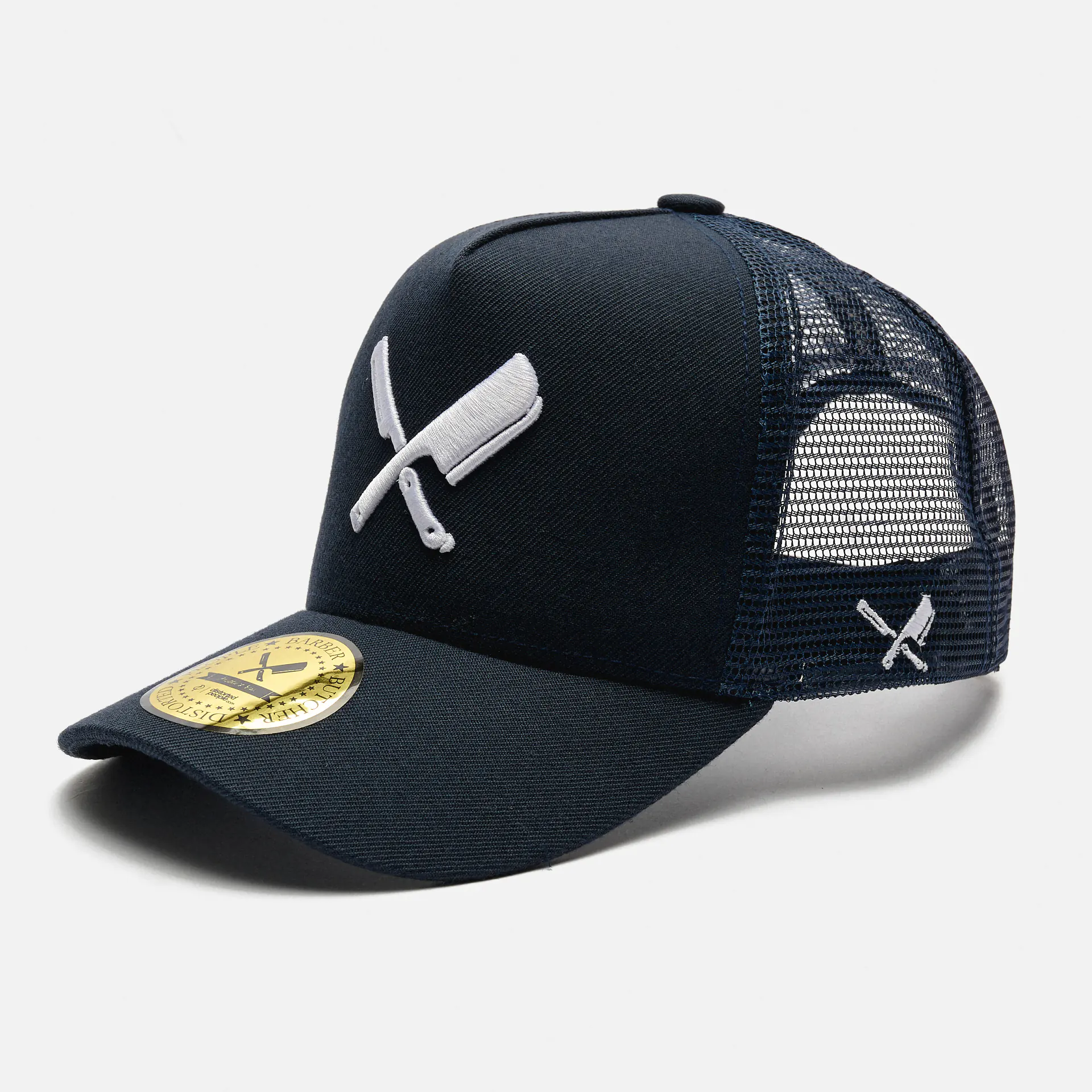 Distorted People Blades Trucker Cap Black/White
