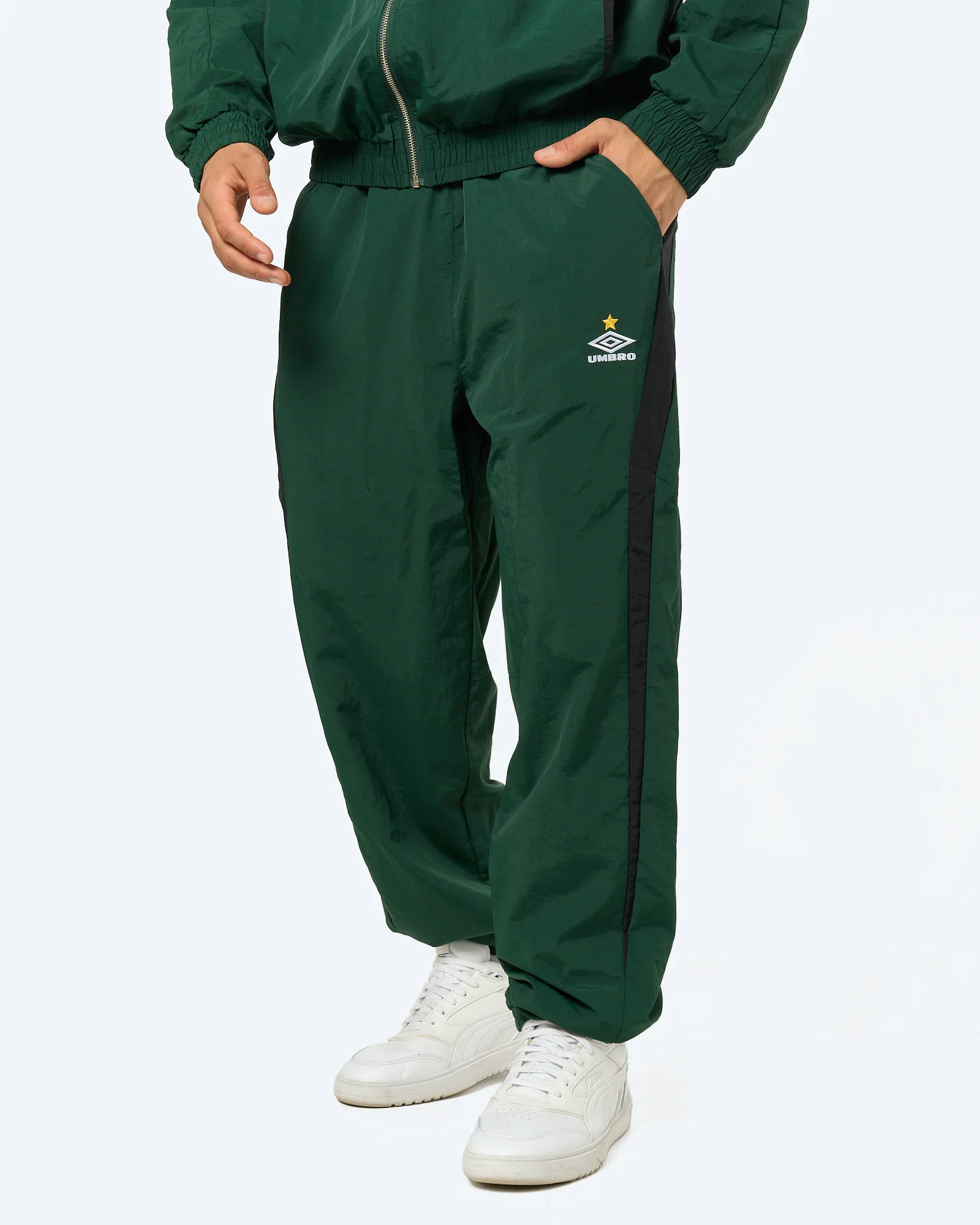 Relaxed Track Pant Pine Grove/Black