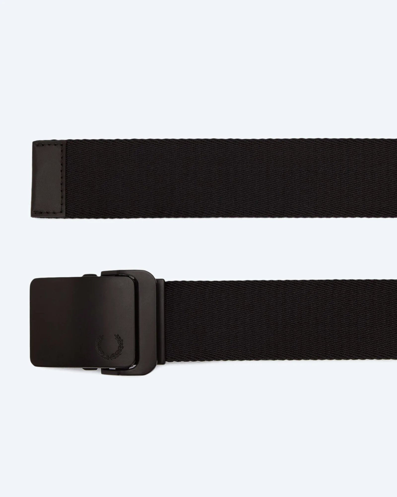 Plain Webbing Belt Black