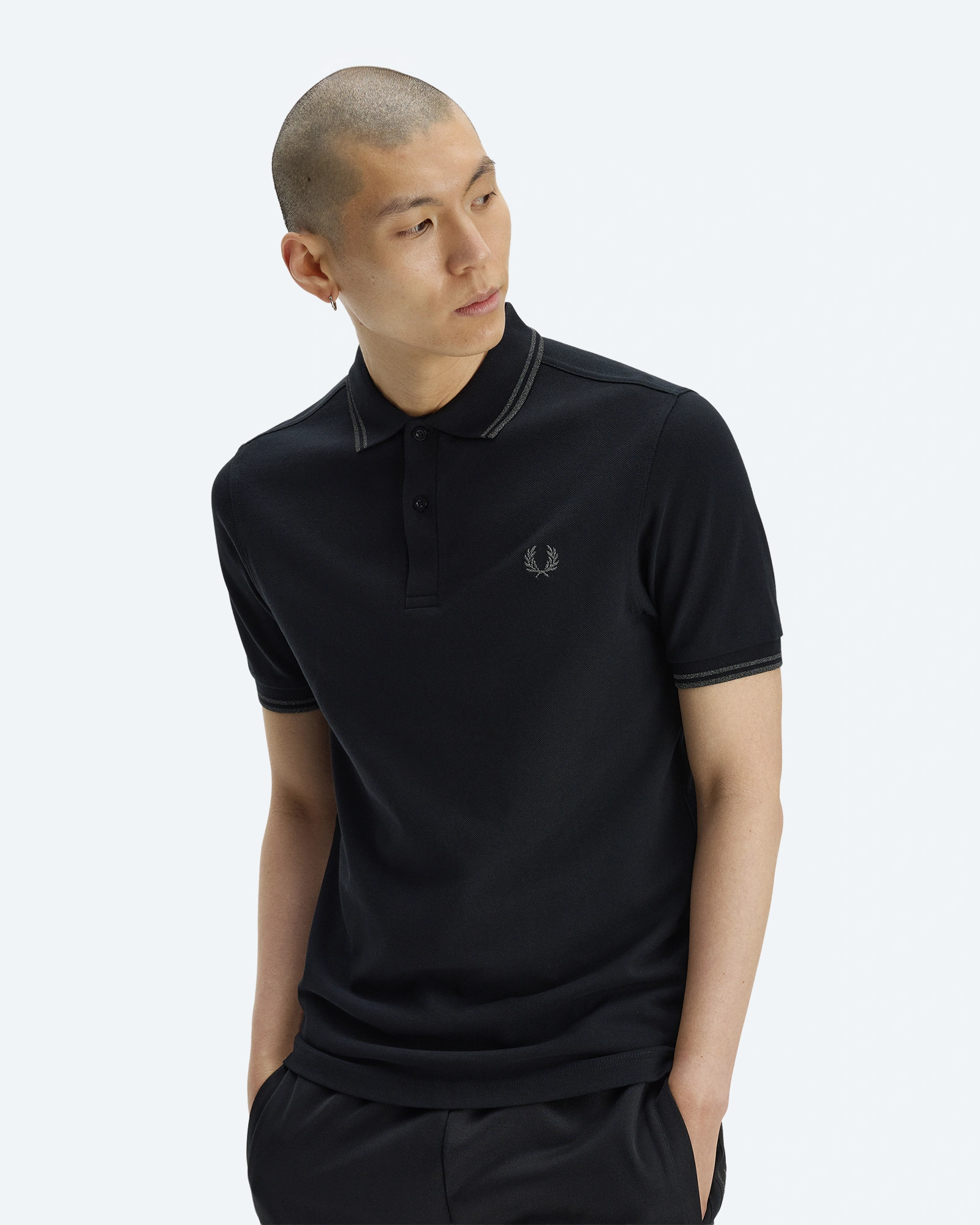 Twin Tipped Polo Shirt Black/Reflective Black/Reflective Black