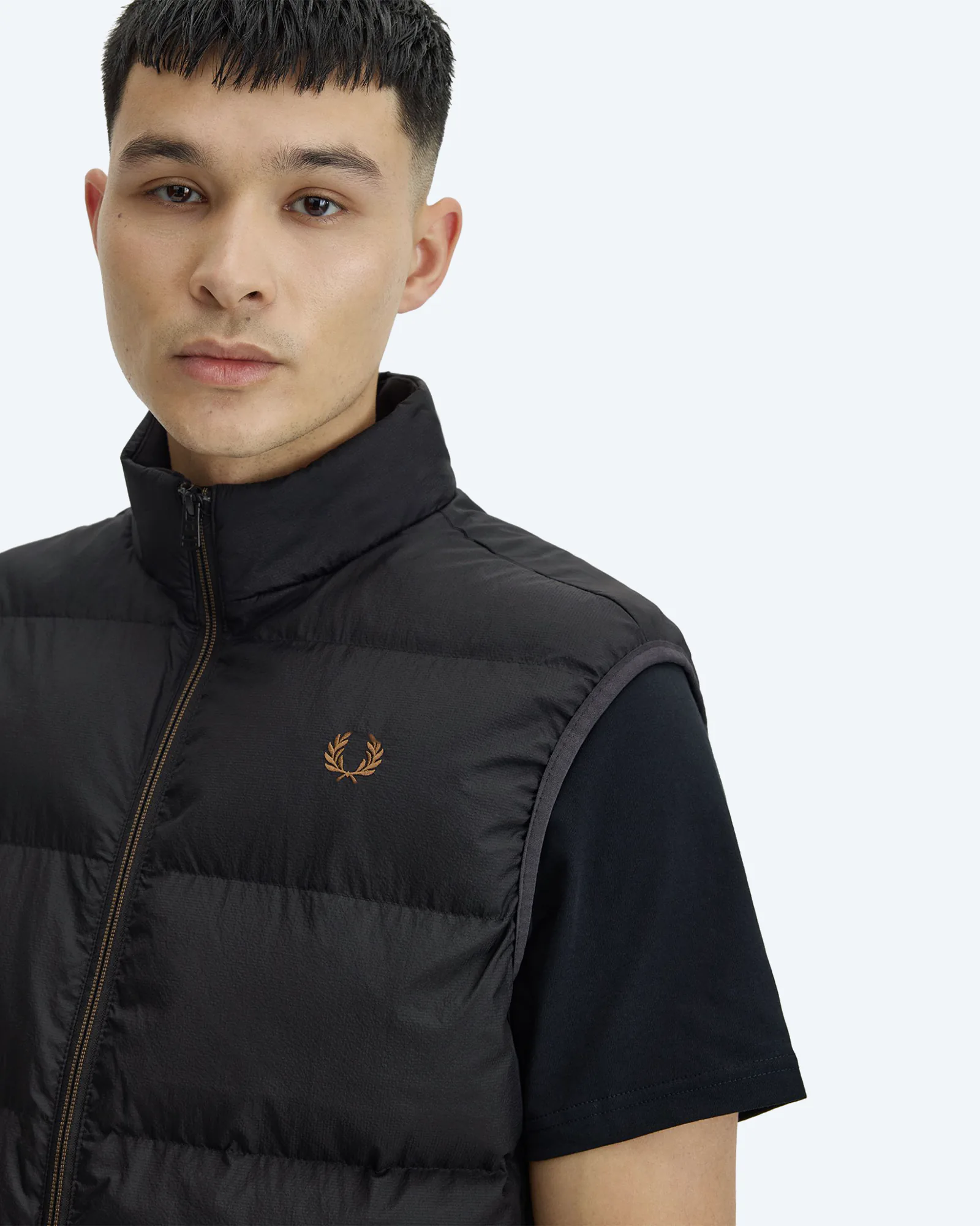 Fred Perry Insulated Gilet Black