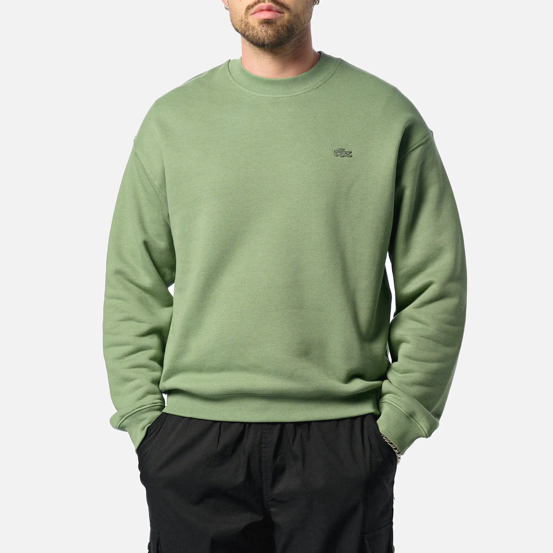 Lacoste Loose Fit Sweatshirt Thyme