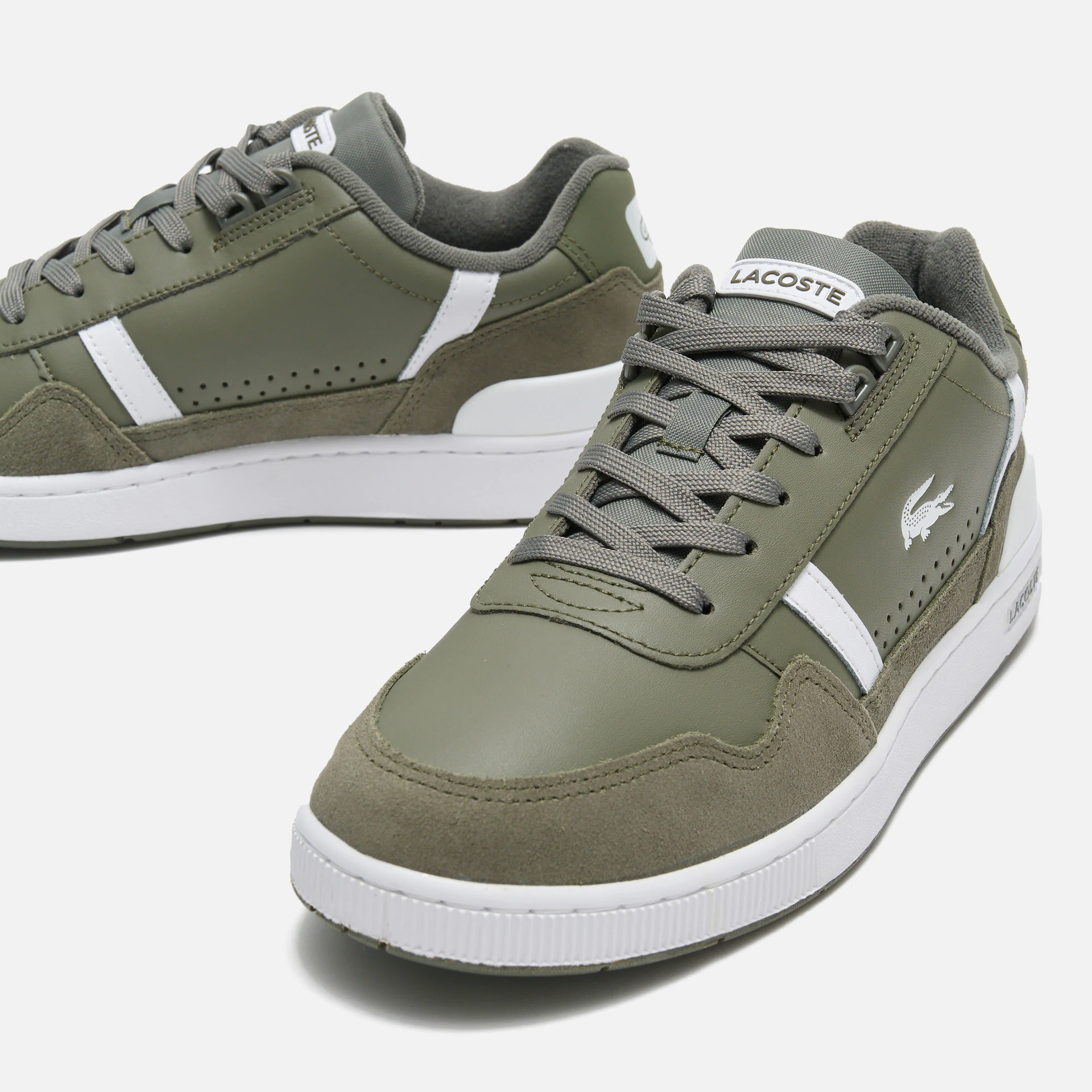 Lacoste T-Clip 223 6 SMA Sneaker Khaki/White