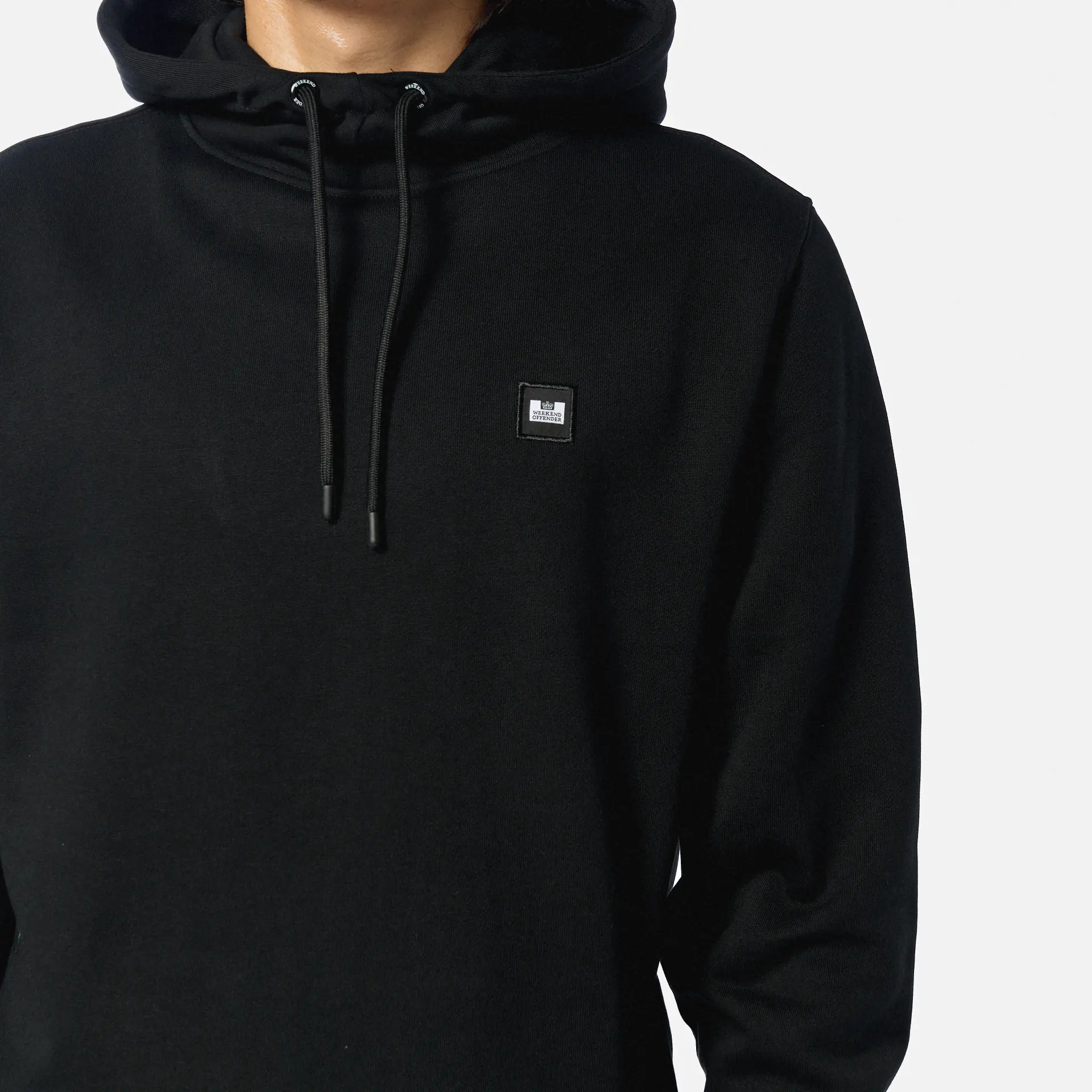 Weekend Offender Ribbe Hoody Black