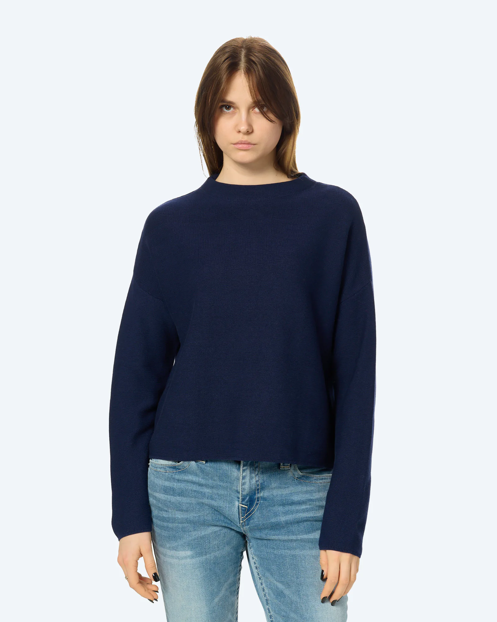 ARMEDANGELS MERINAA LINKS LINKS Sweatshirt Tinted Navy