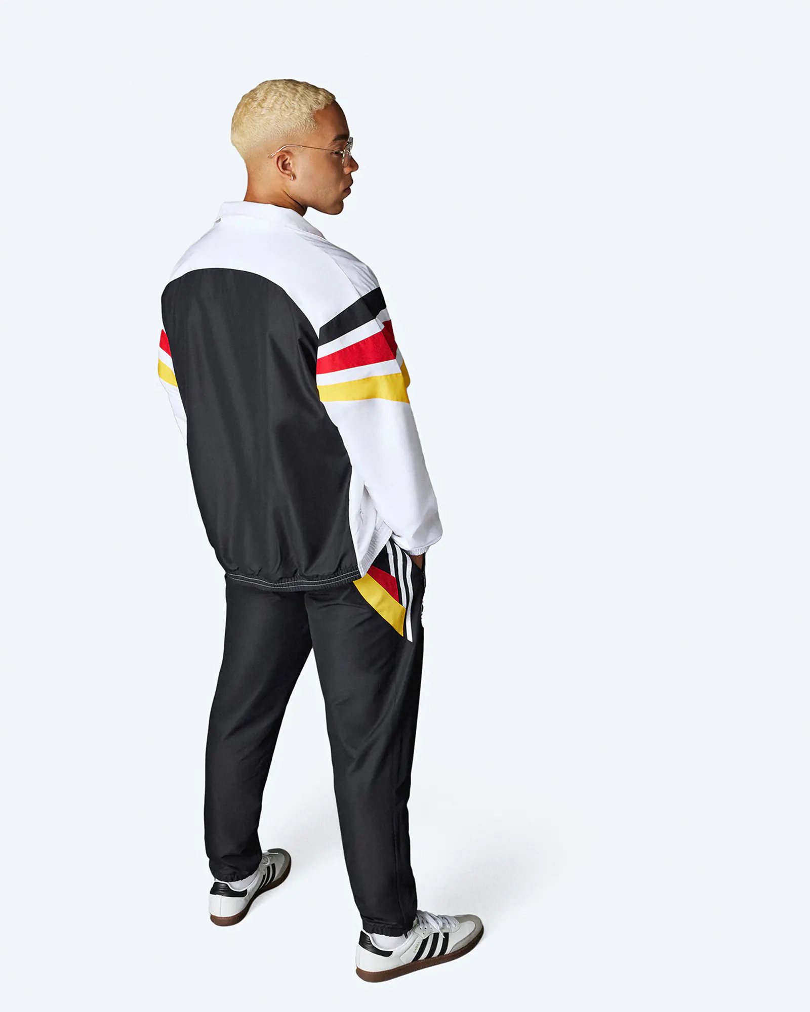 adidas DFB 1996 Woven Track Jacket White/Black adidas DFB 1996 Woven Track Jacket White/Black