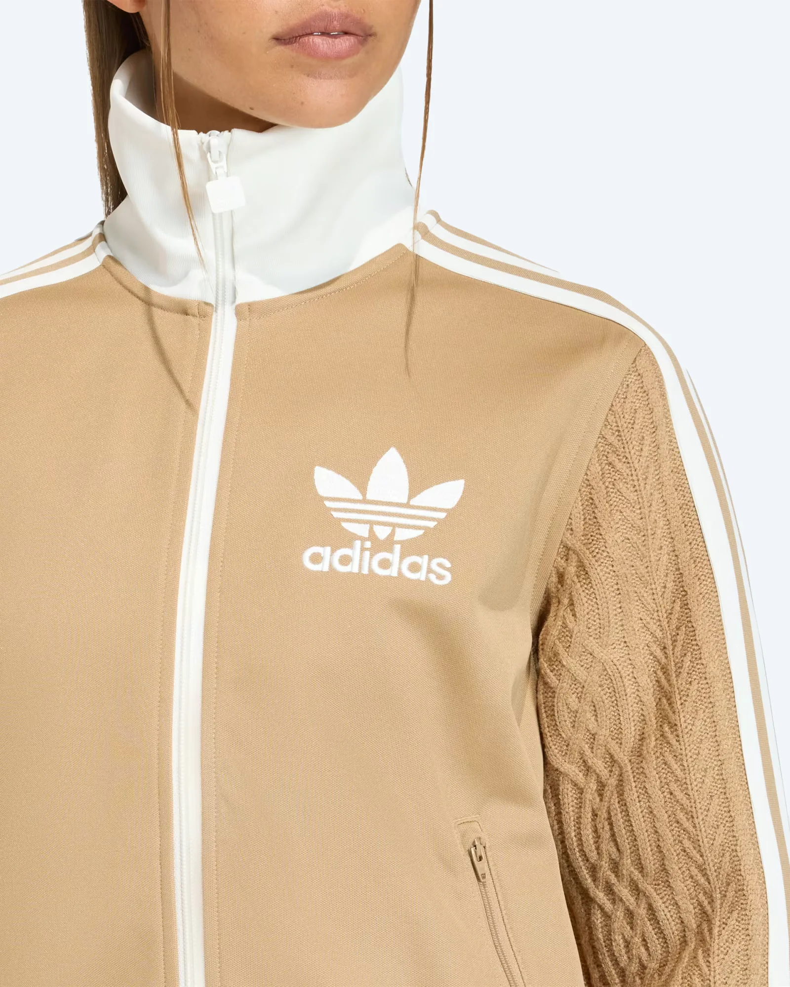 adidas Originals Knit Classics Track Top Carboard