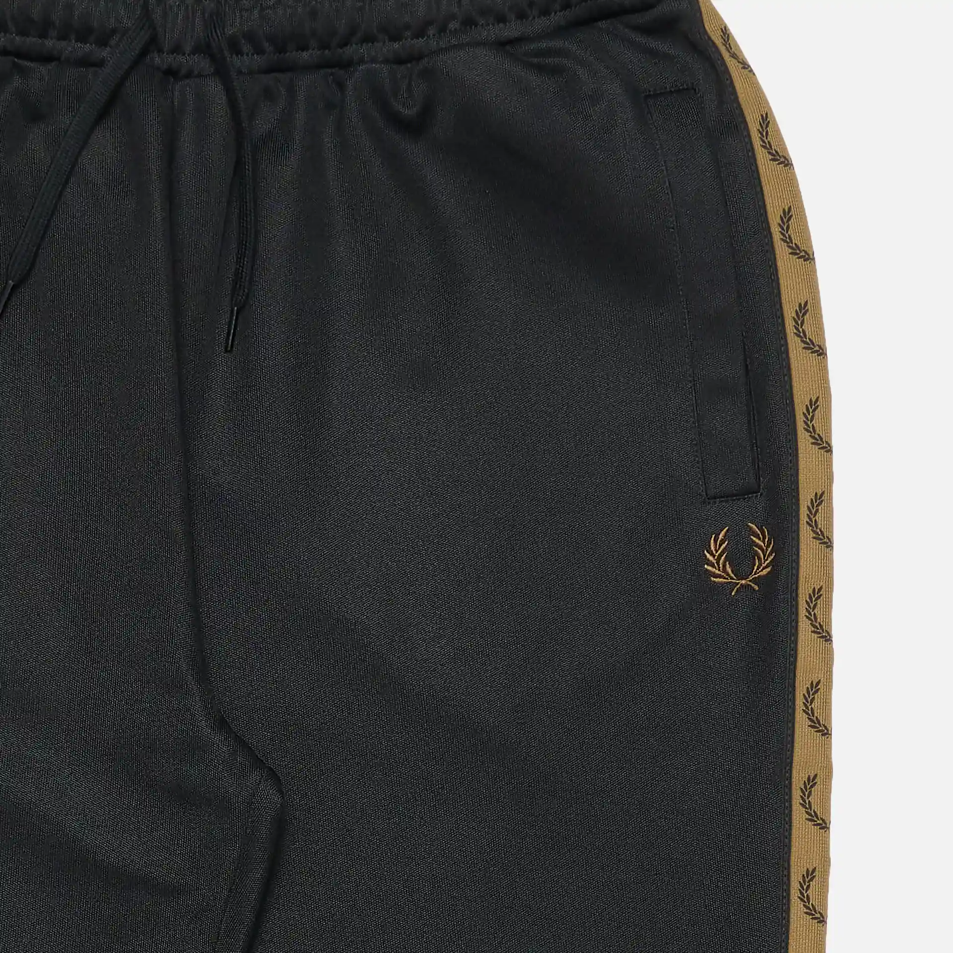 Fred Perry Seasonal Taped Track Pant Black/Shaded Stone
