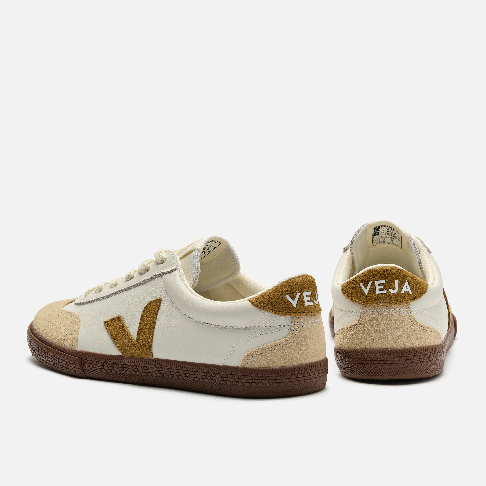 Veja Volley O.T. Leather Sneaker White Tent Bark