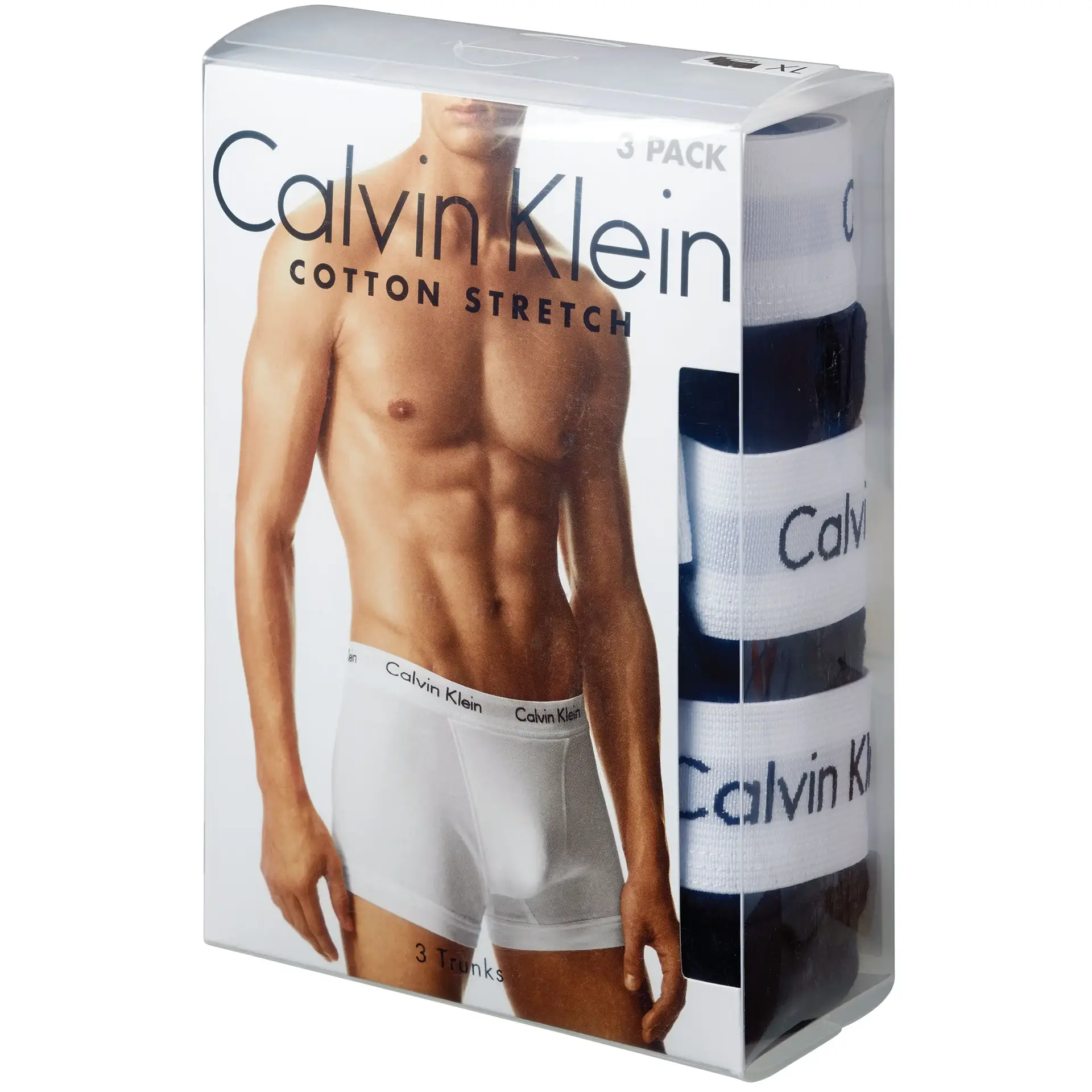 Calvin Klein 3Pack Low Rise Trunk Black/White/Grey Heather