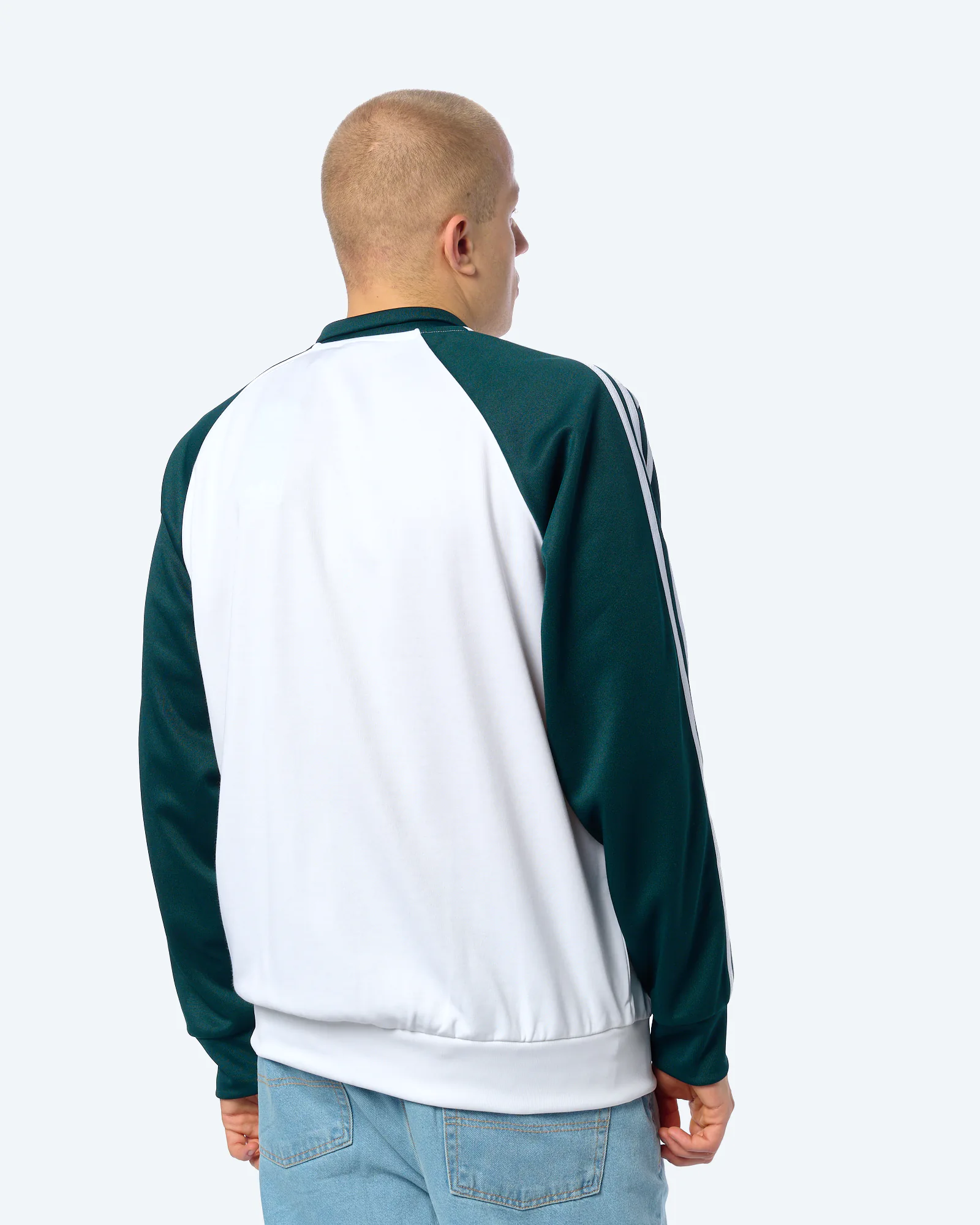 adidas Originals Classic Track Jacket White/Aurora Ivy/White