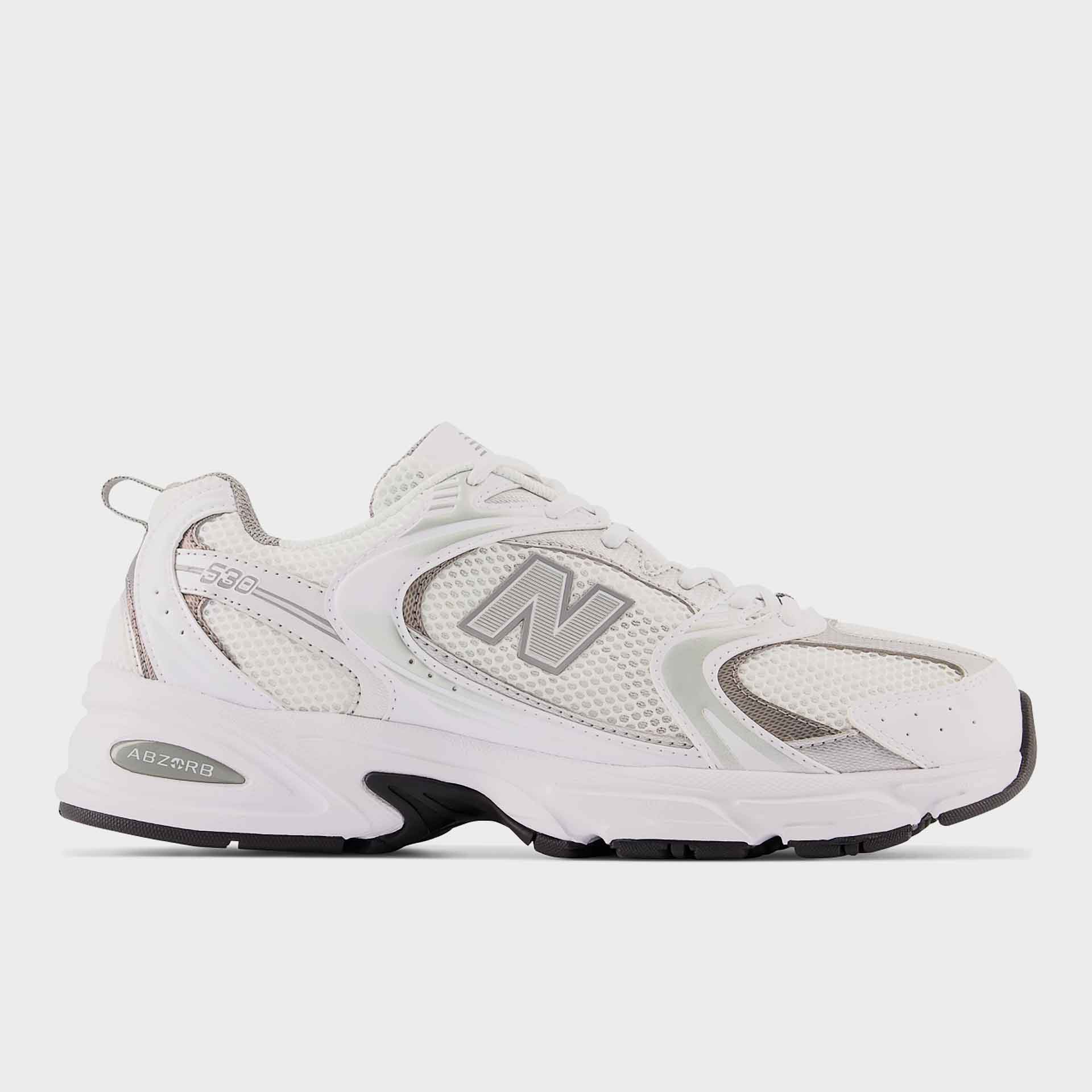 New Balance MR530AD Sneaker White/Silver Metallic