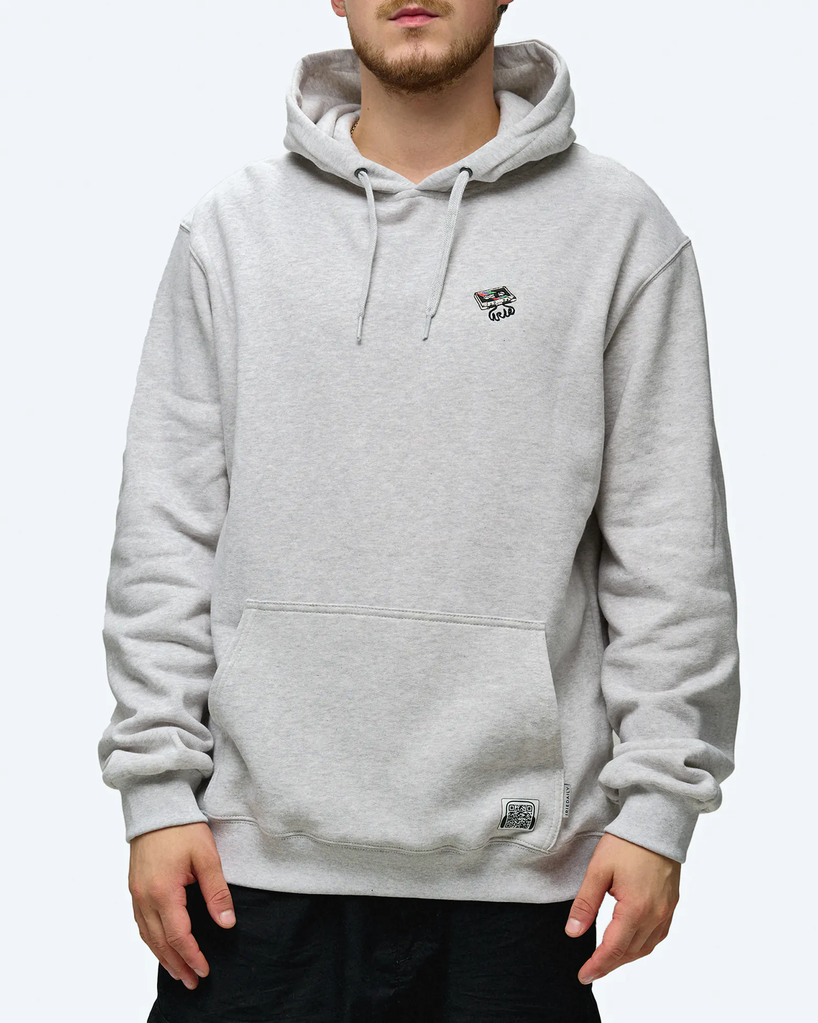 Iriedaily Irietape Hoodie Ash Heather Iriedaily Irietape Hoodie Ash Heather