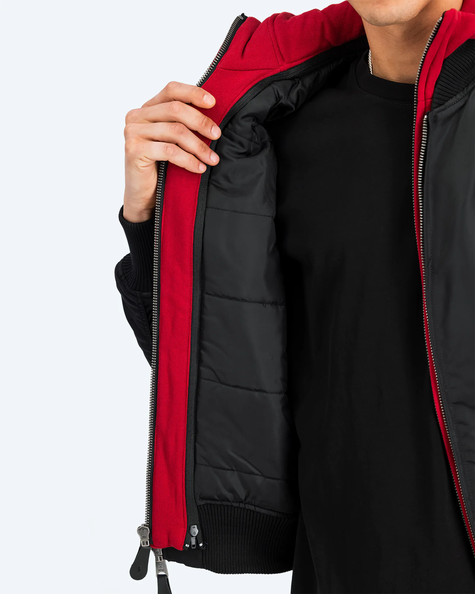 MA-1 D-Tec Sleeve Embroidery Jacket Black/Red