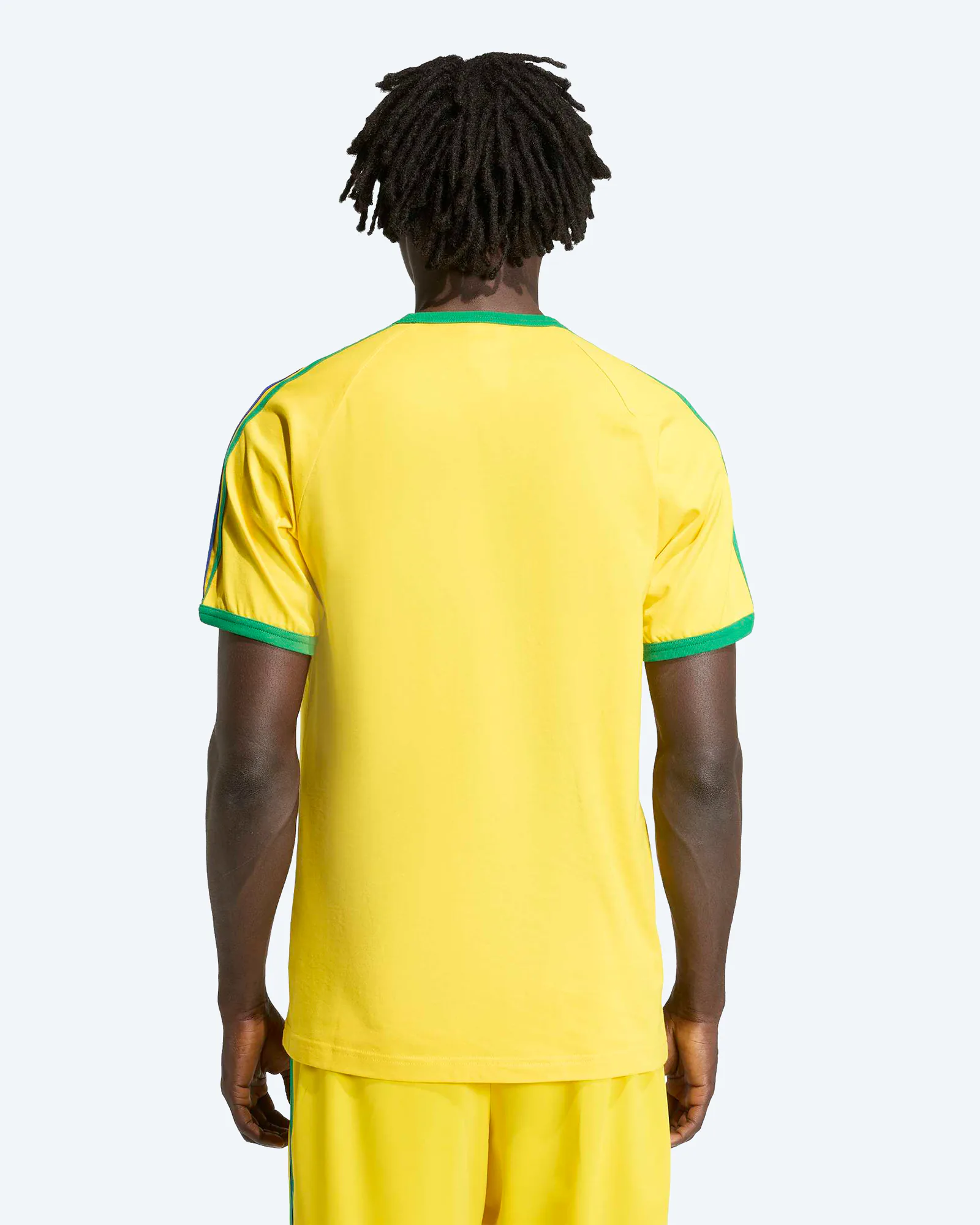 Originals 3-Stripes T-Shirt Eqt Yellow/Green/Collegiate Royal