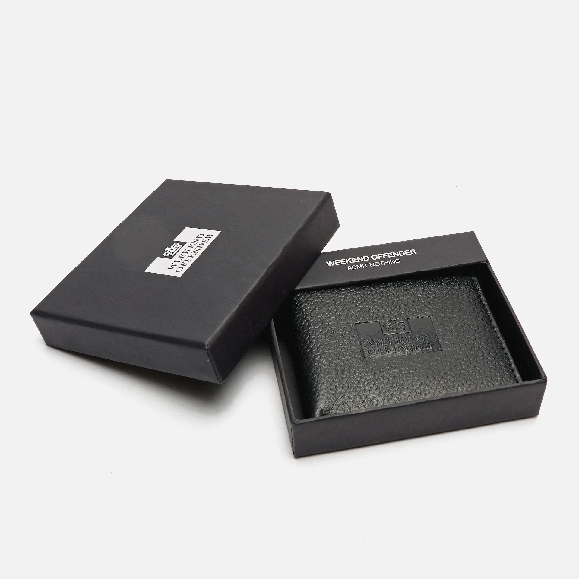 Weekend Offender Boxed Billfold Wallet Black