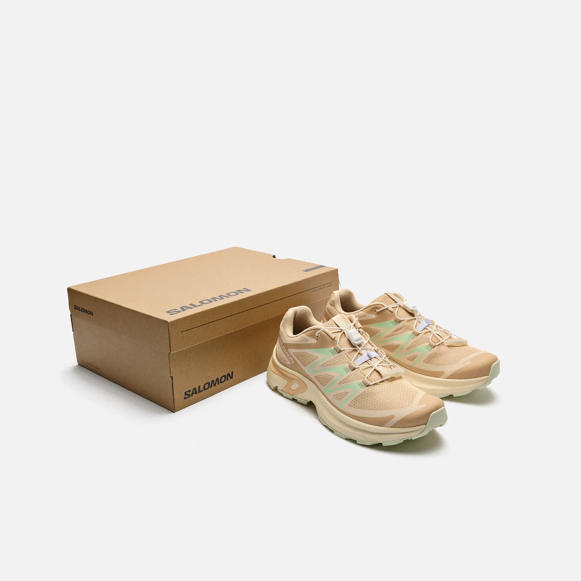 Salomon XT-EVR Sneaker Sun Kiss/ Hazelnut/Canary Green