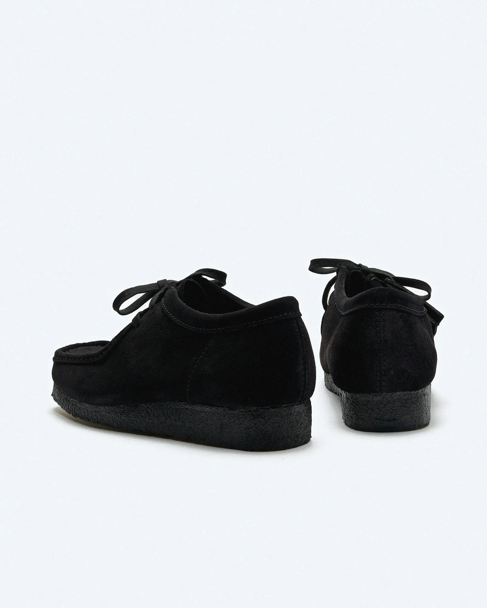 Clarks Men's Wallabee Suede Shoes Black