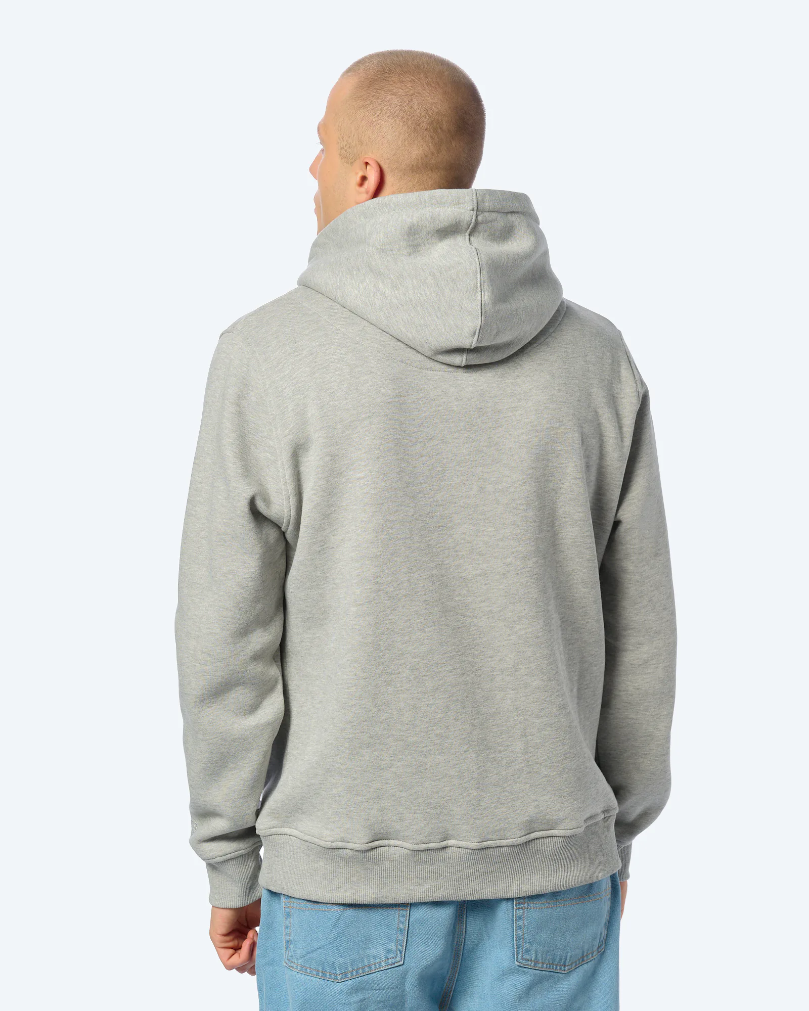 Unfair Athletics Classic Label Hoodie Grey Melange