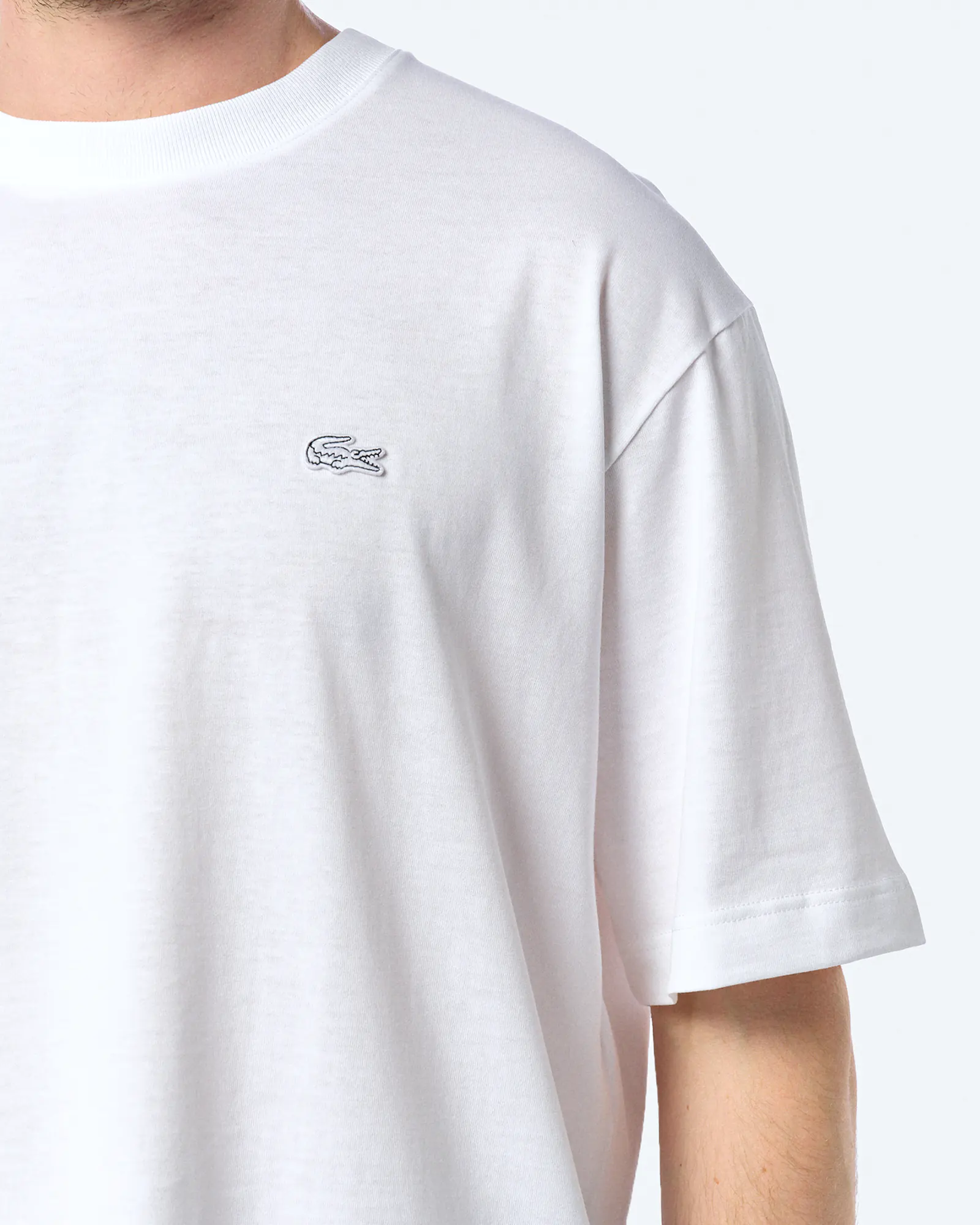 Lacoste Loose Fit-T-Shirt White Lacoste Loose Fit-T-Shirt White