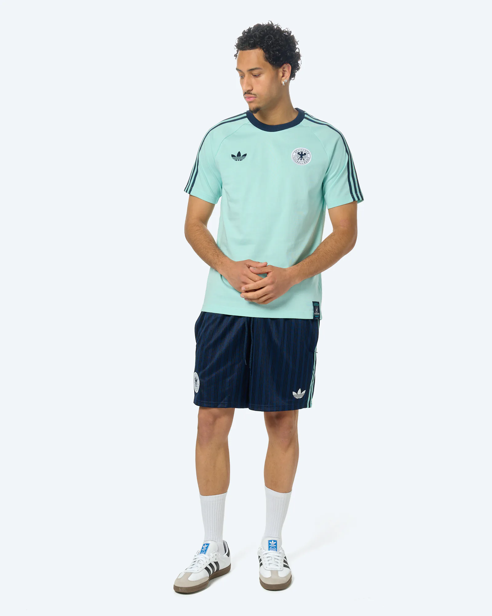 adidas DFB OG T-Shirt Sea Blue/Aqua