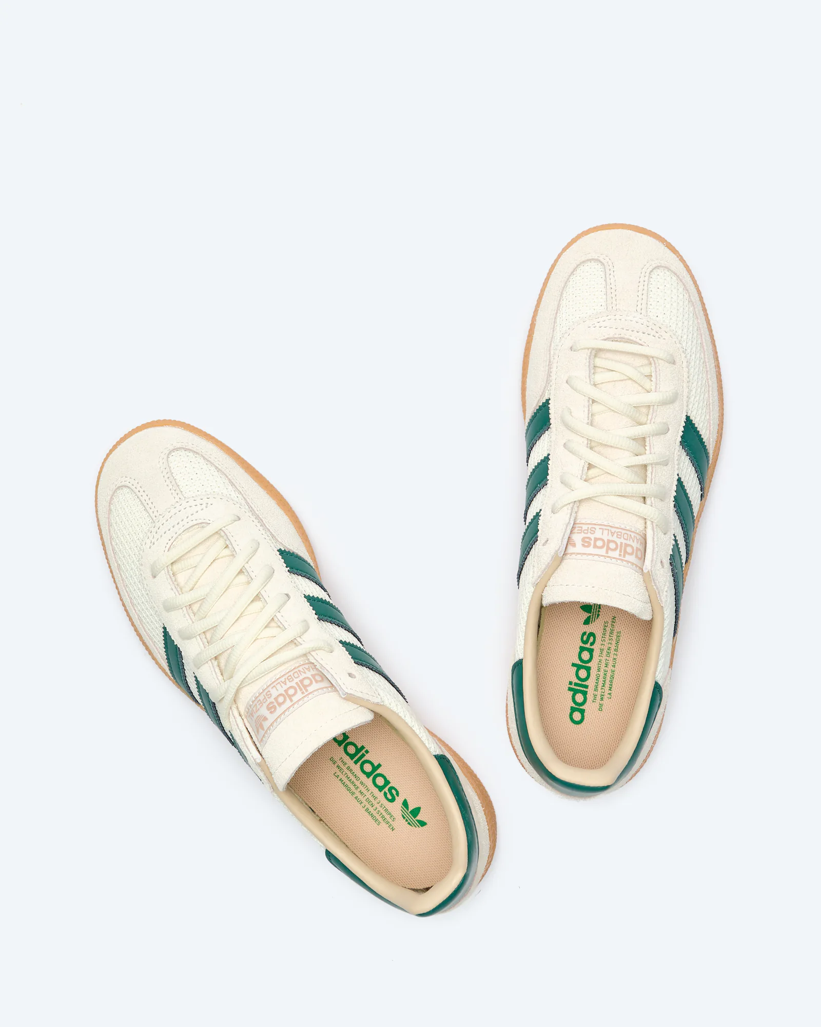 adidas Originals Handball Spezial Sneaker Off White/Collegiate Green/Gum
