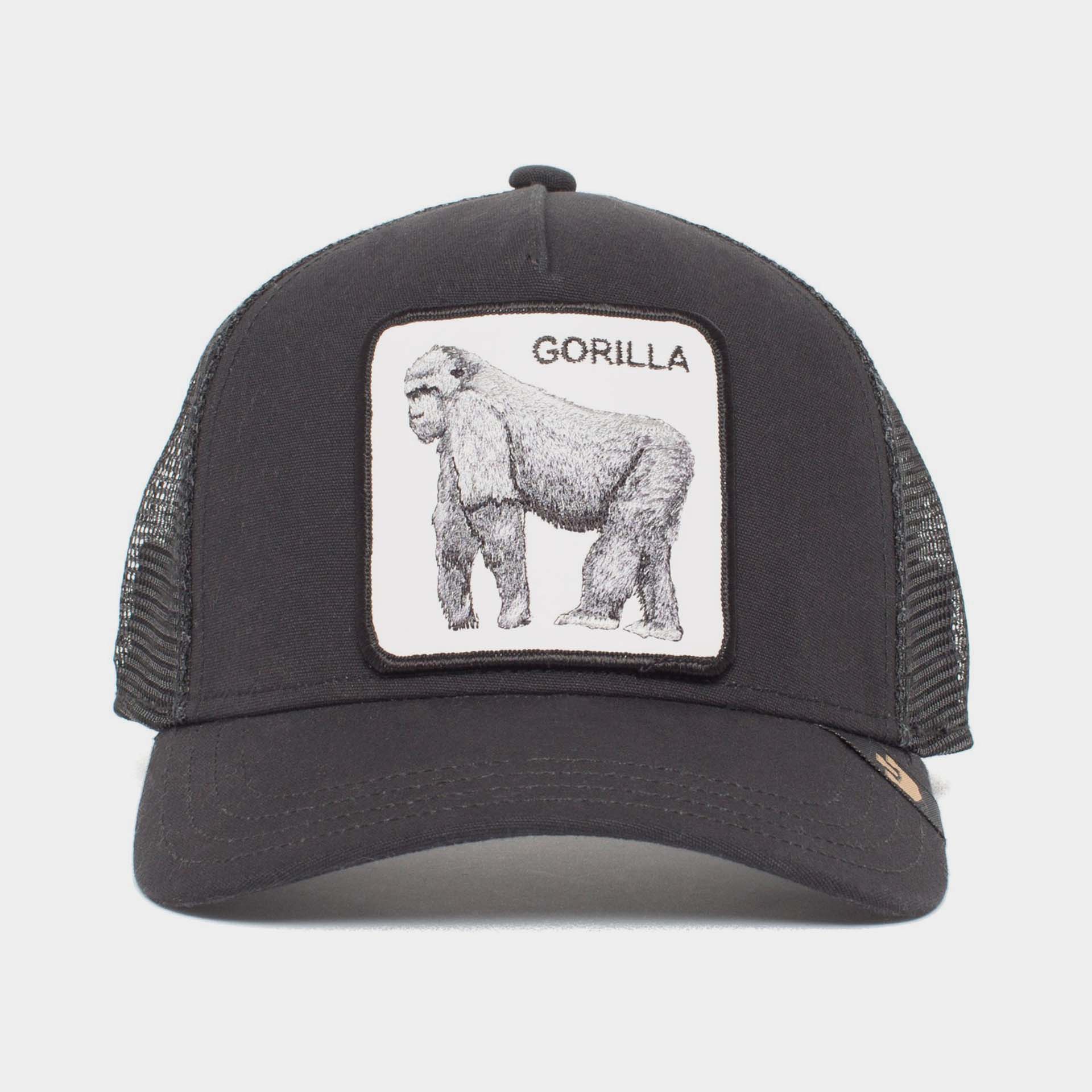 Goorin Bros The Gorilla Baseball Trucker Cap Black 