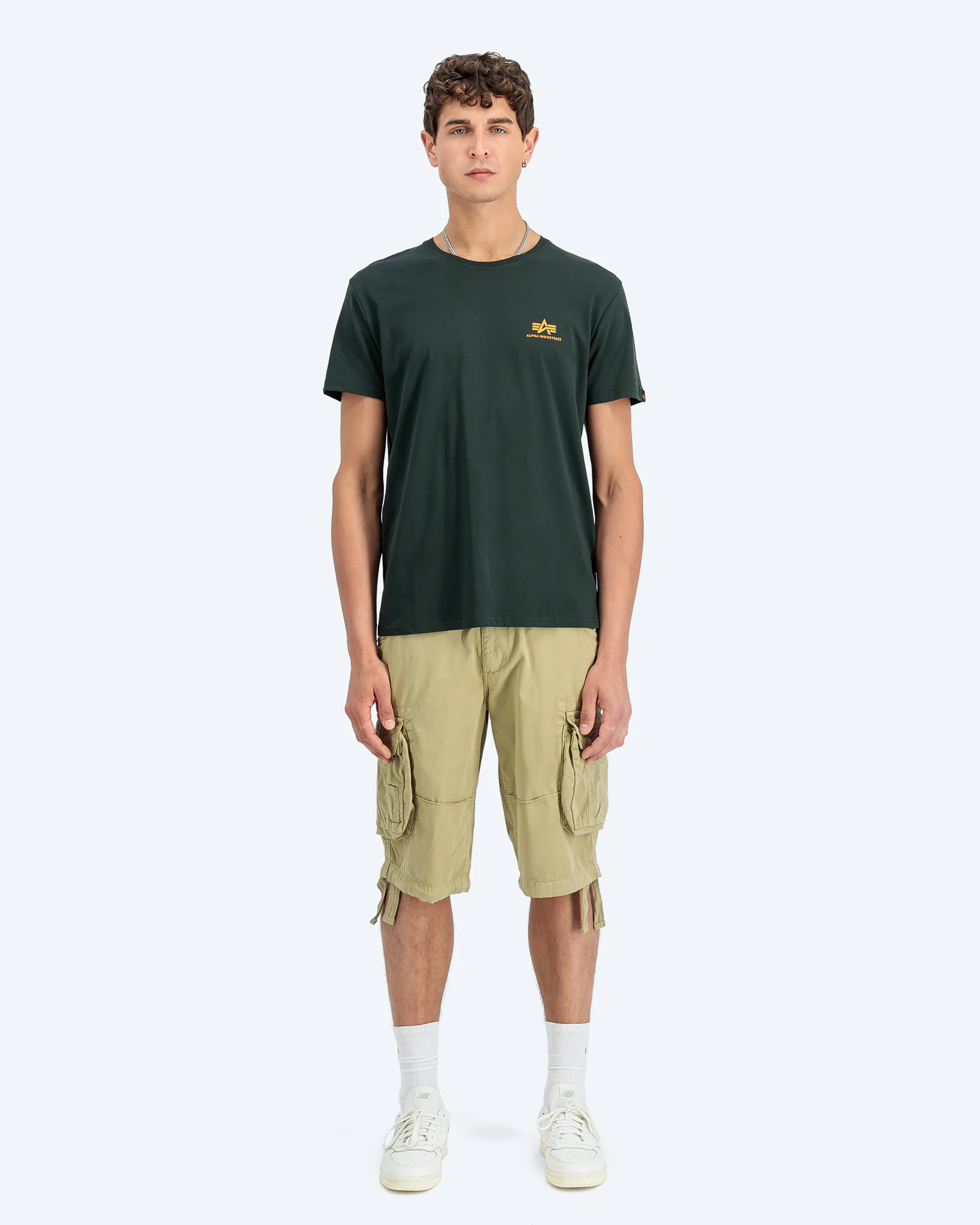 Basic T-Shirt Small Logo Dark Petrol