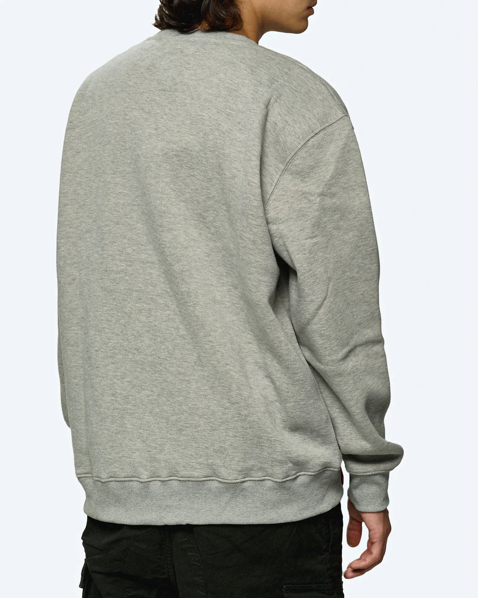 Alpha Industries Basic Sweater Small Logo Light Grey Alpha Industries Basic Sweater Small Logo Light Grey