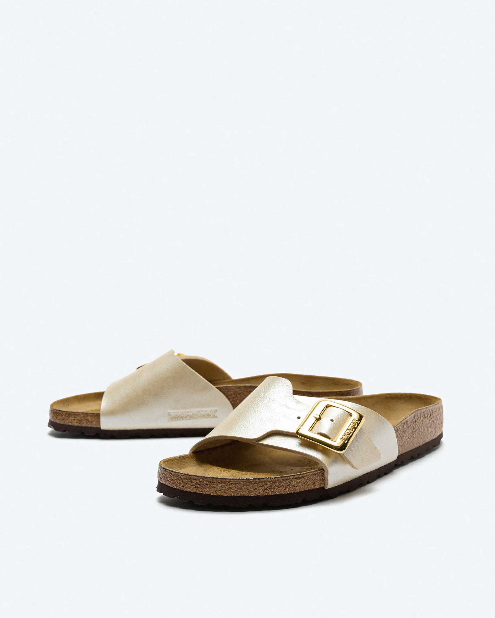 Birkenstock Catalina Cushion Buckle Birko-Flor (Narrow Fit) Sandals Graceful Pearl White Birkenstock Catalina Cushion Buckle Birko-Flor (Narrow Fit) Sandals Graceful Pearl White